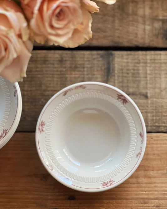 Vintage Syracuse China Floral Berry Bowl