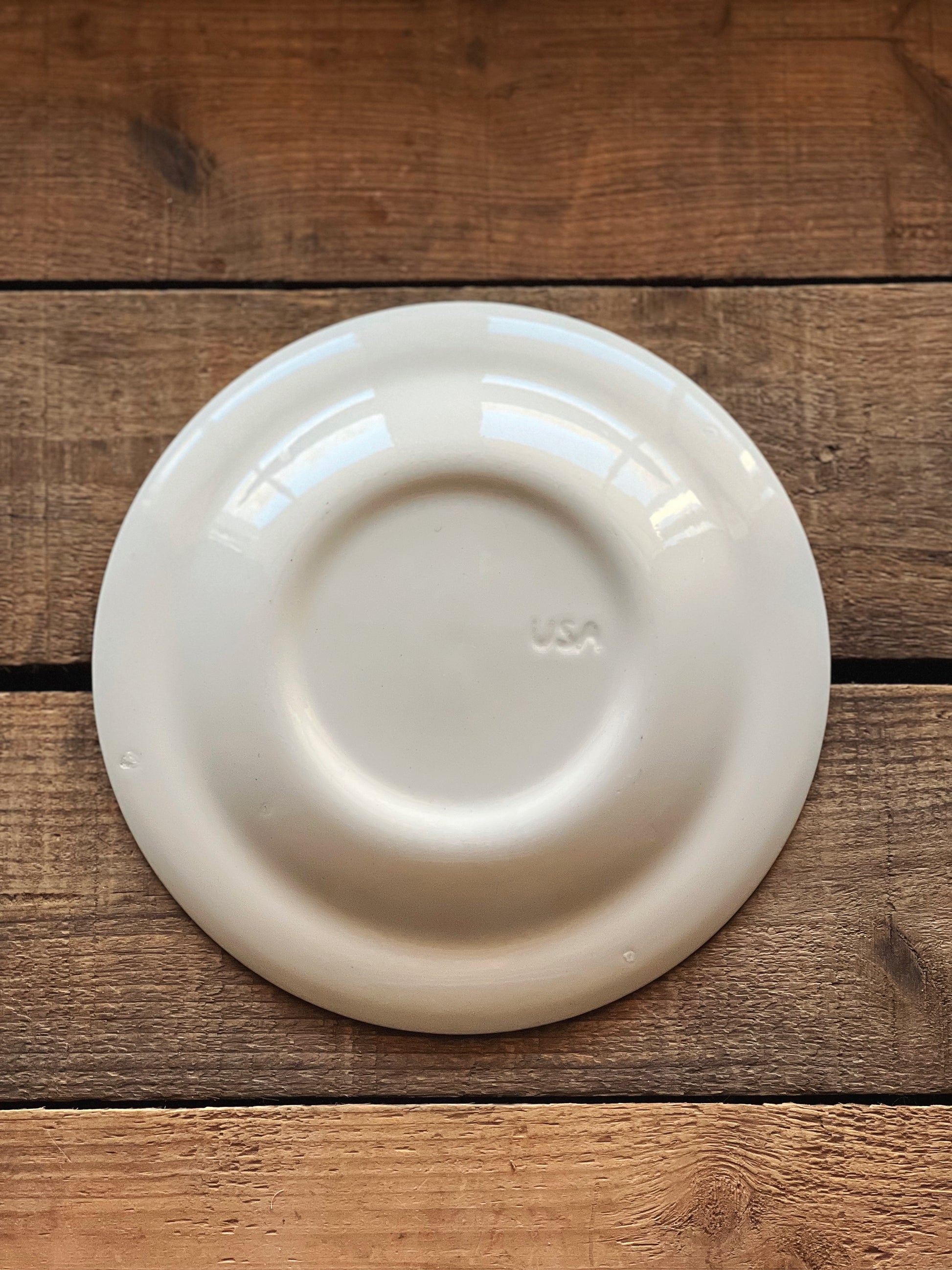 Vintage Royal China Sussex Brown Transferware Salad Plate