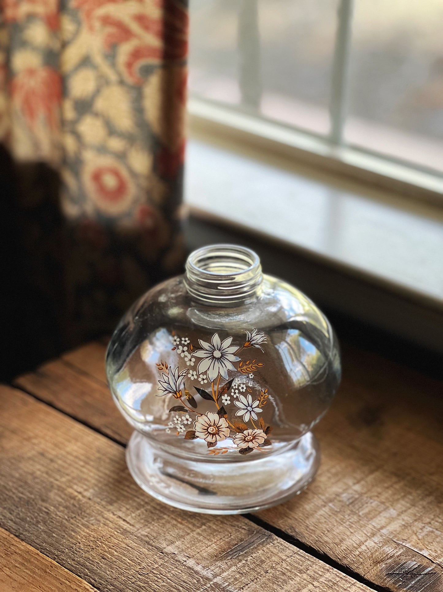 Vintage Glass Bottle Vase