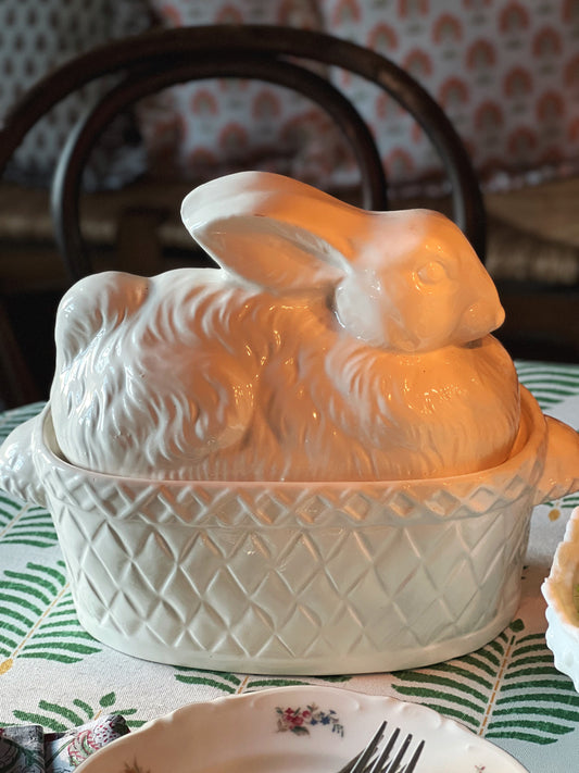 Vintage Rabbit Tureen Made in Japan