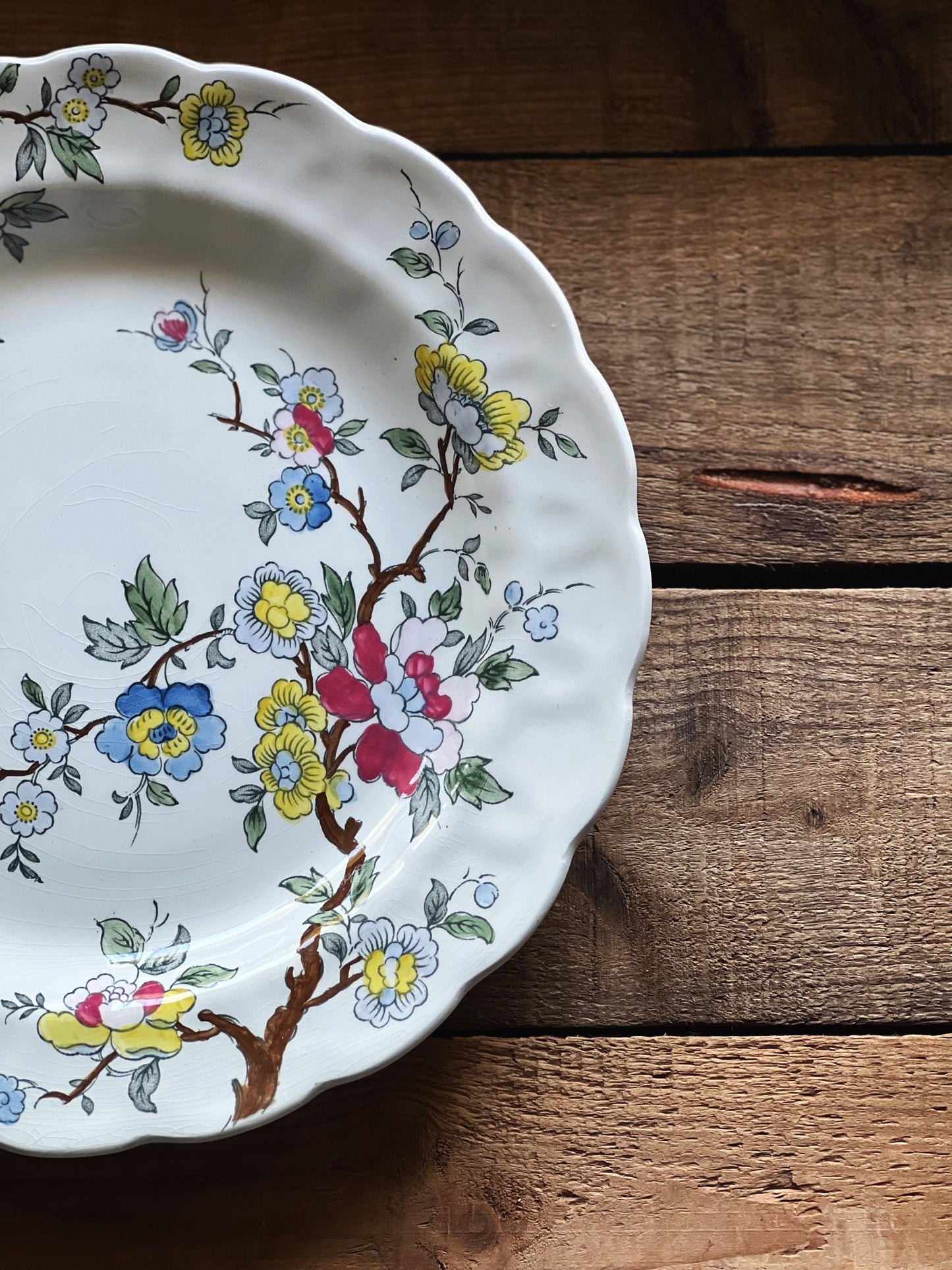 Antique Booths Chinese Tree Dinner Plate