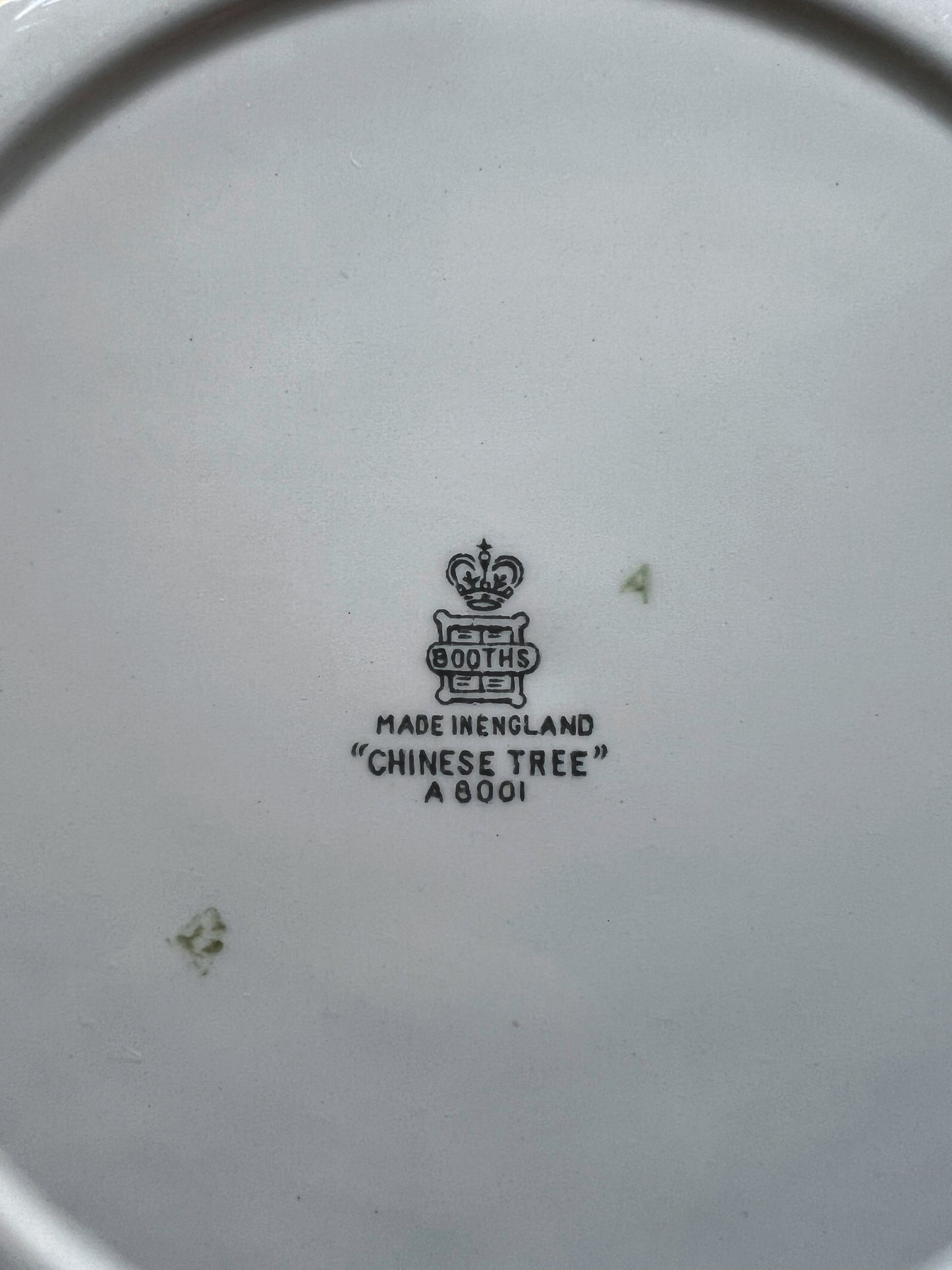 Antique Booths Chinese Tree Dinner Plate