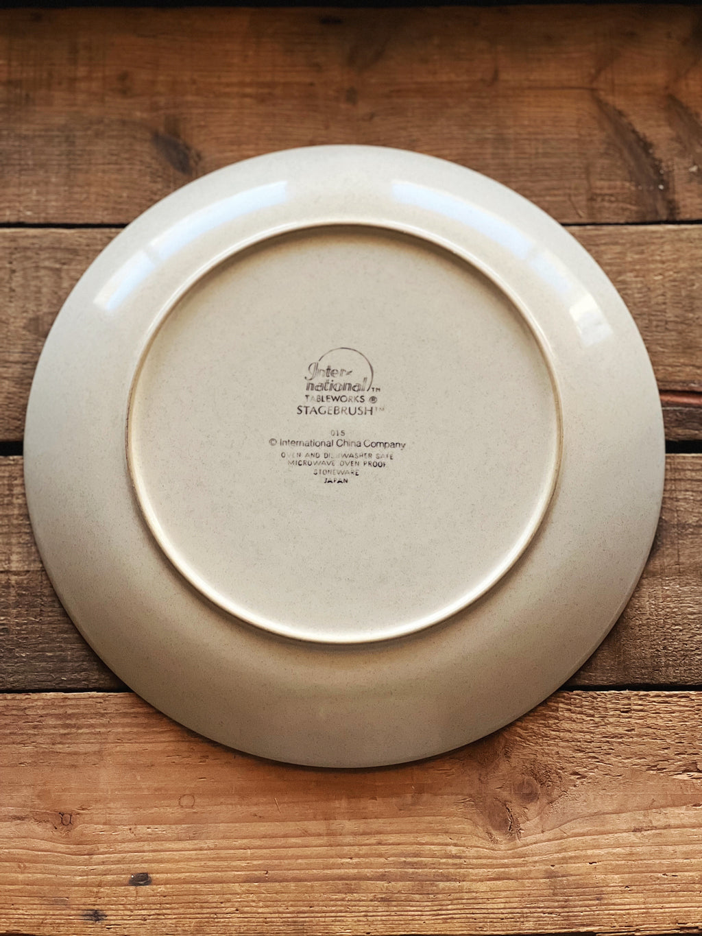 Vintage International Tableworks Stagebrush Dinner Plate