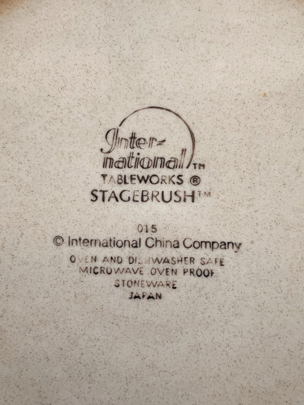 Vintage International Tableworks Stagebrush Dinner Plate