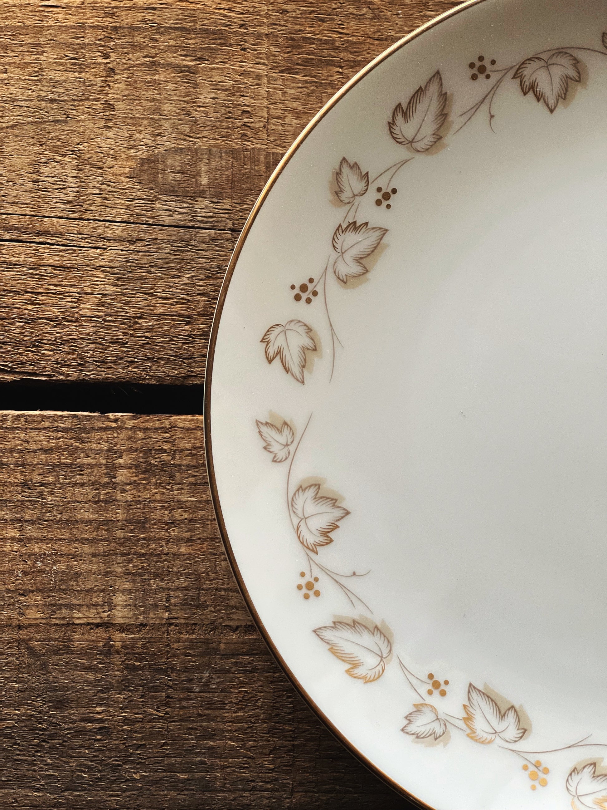 Vintage Noritake Gold Ivy Salad Plate