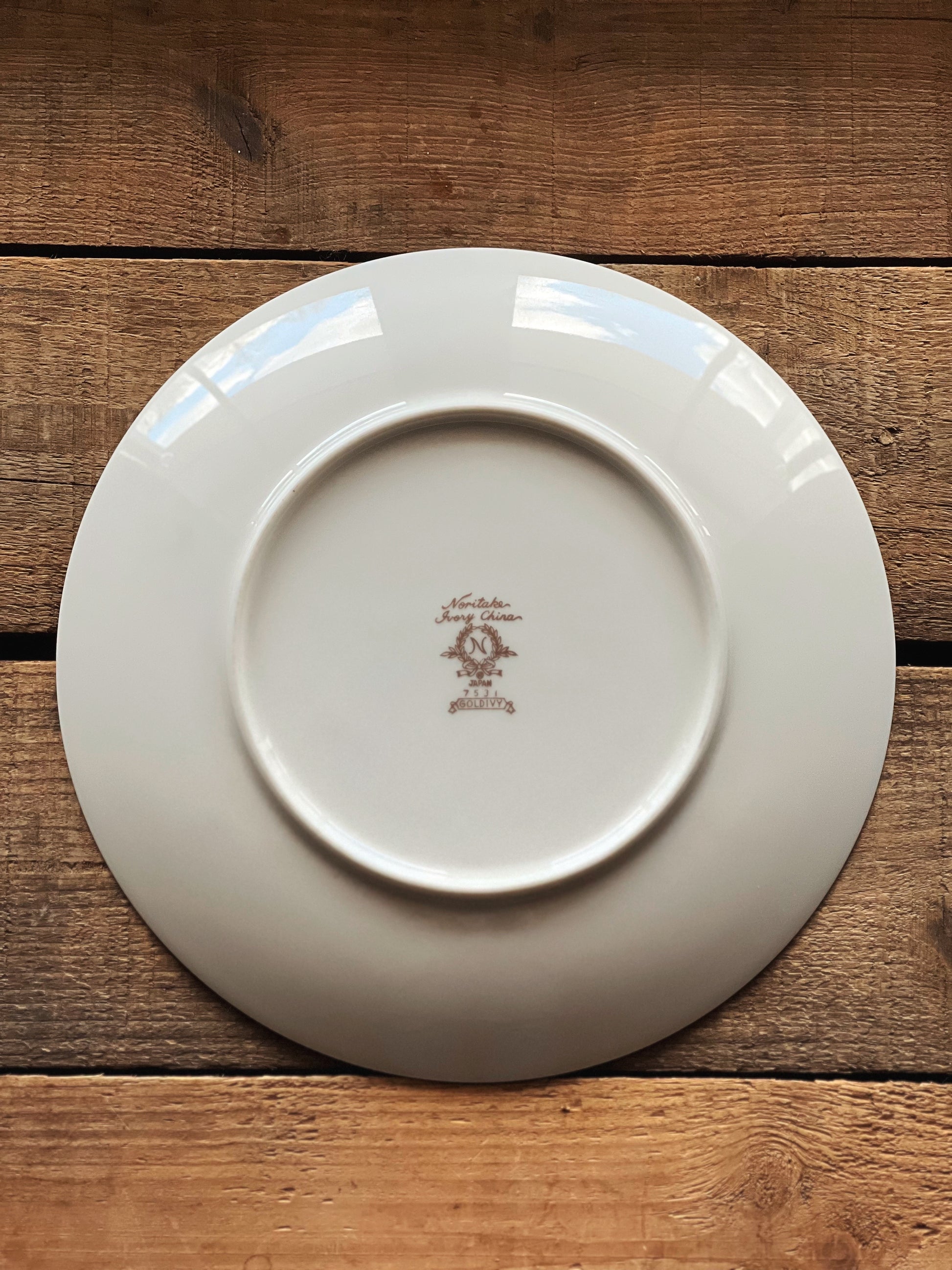Vintage Noritake Gold Ivy Salad Plate