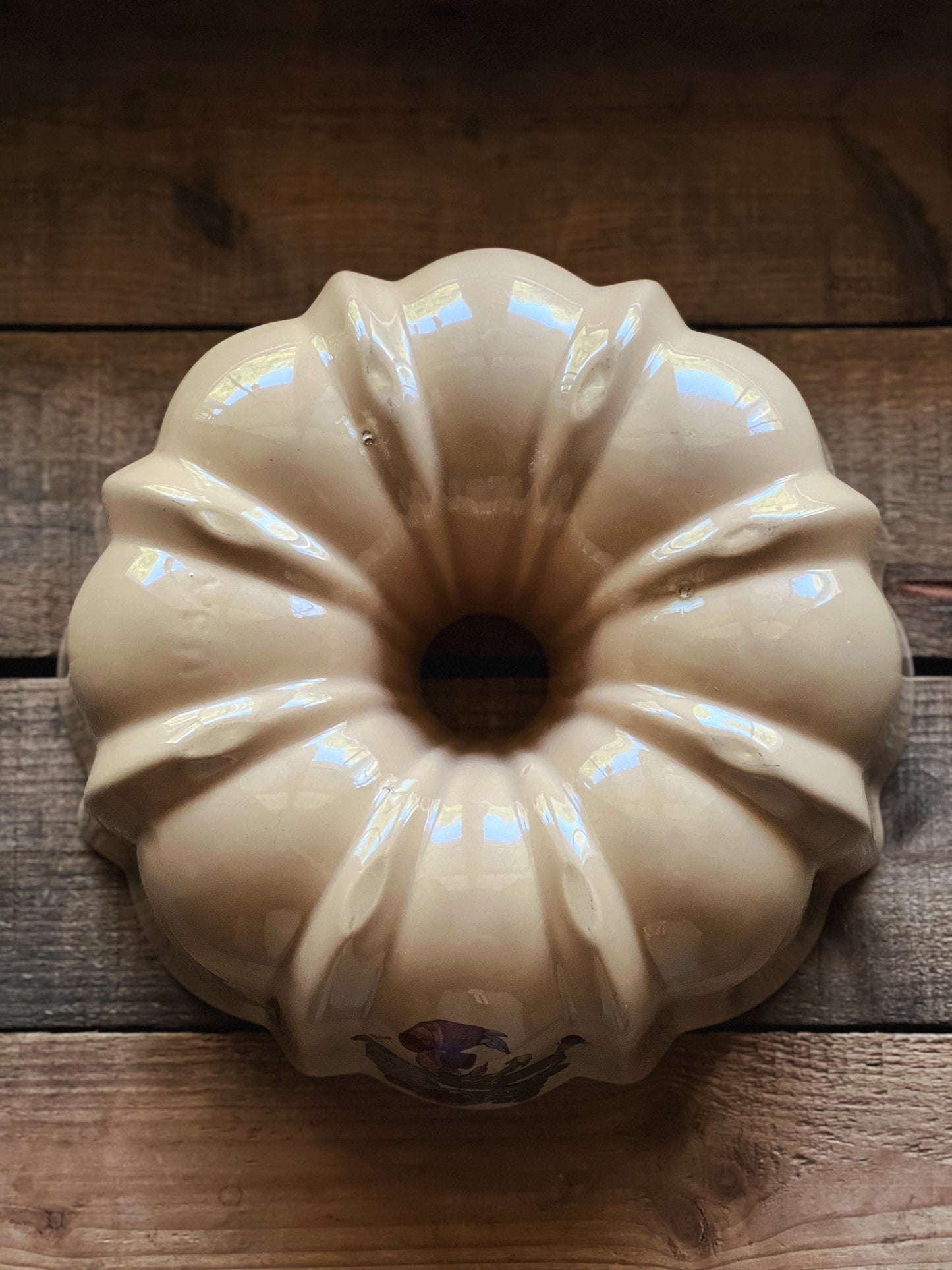 Vintage Ceramic Bundt Pan