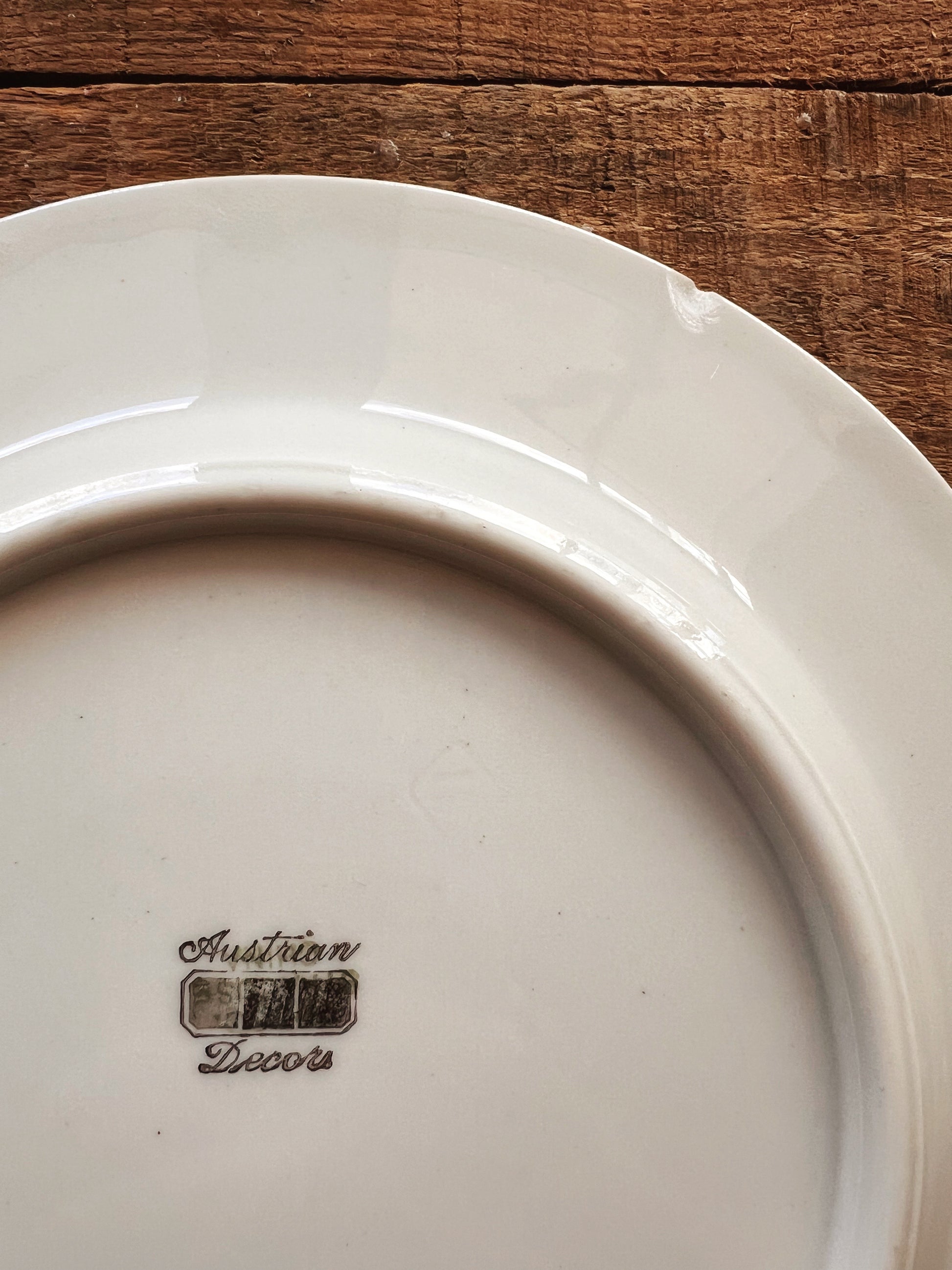 Vintage Set of 4 Syracuse Op Co Austrian Decor Salad Plate / Dessert Plate