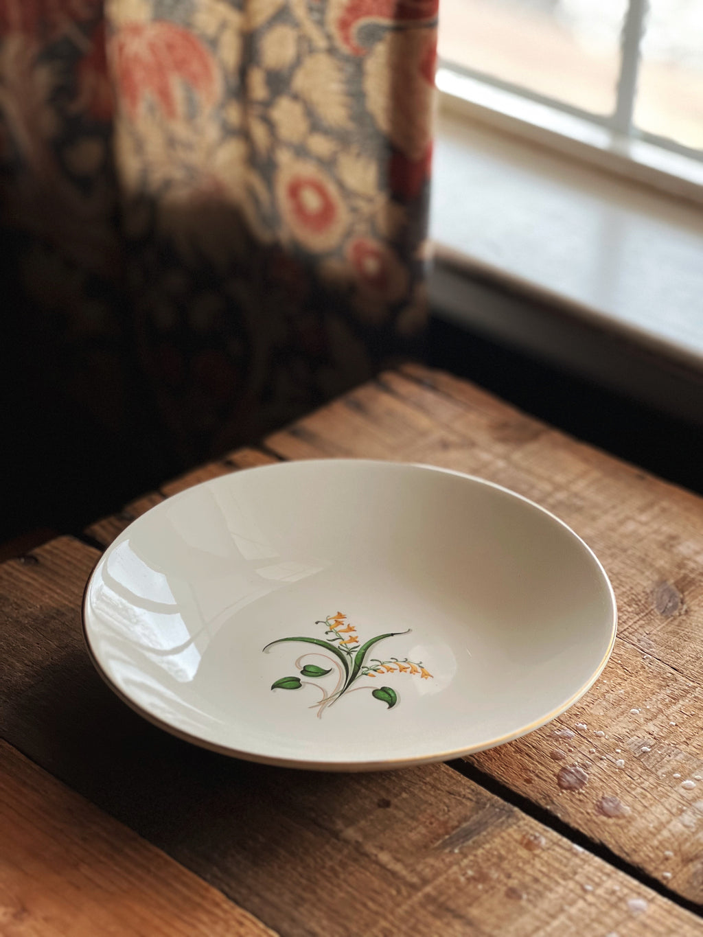 Vintage Set of 4 Forsythia by Knowles Soup Bowls