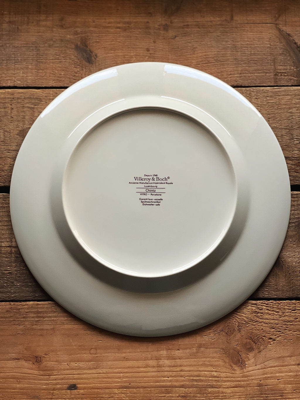 Vintage Villeroy & Boch Chintz Dinner Plate