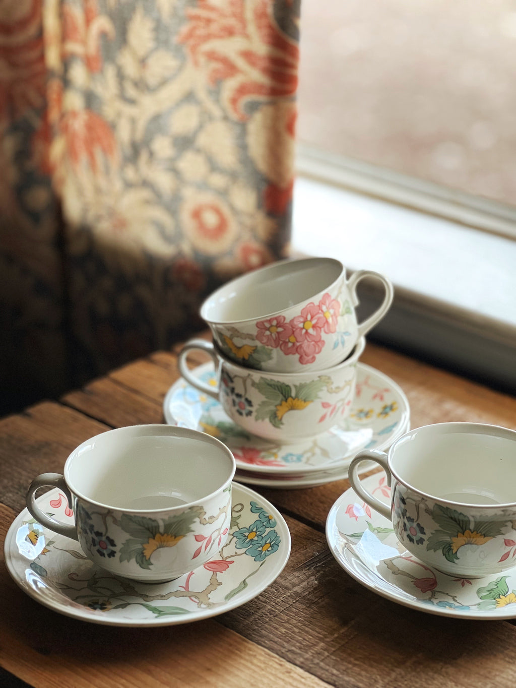 Vintage Villeroy & Boch Chintz Teacup & Saucer Set