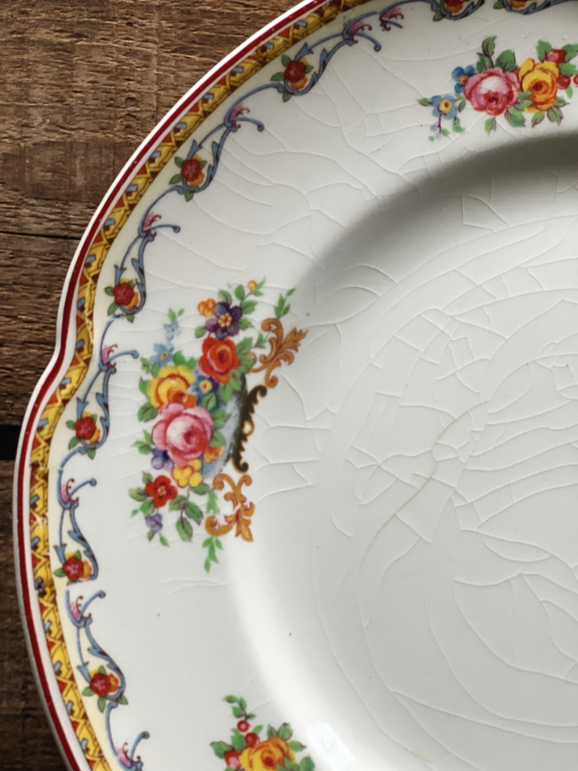 Vintage Johnson Brothers Pareek Luncheon Plate