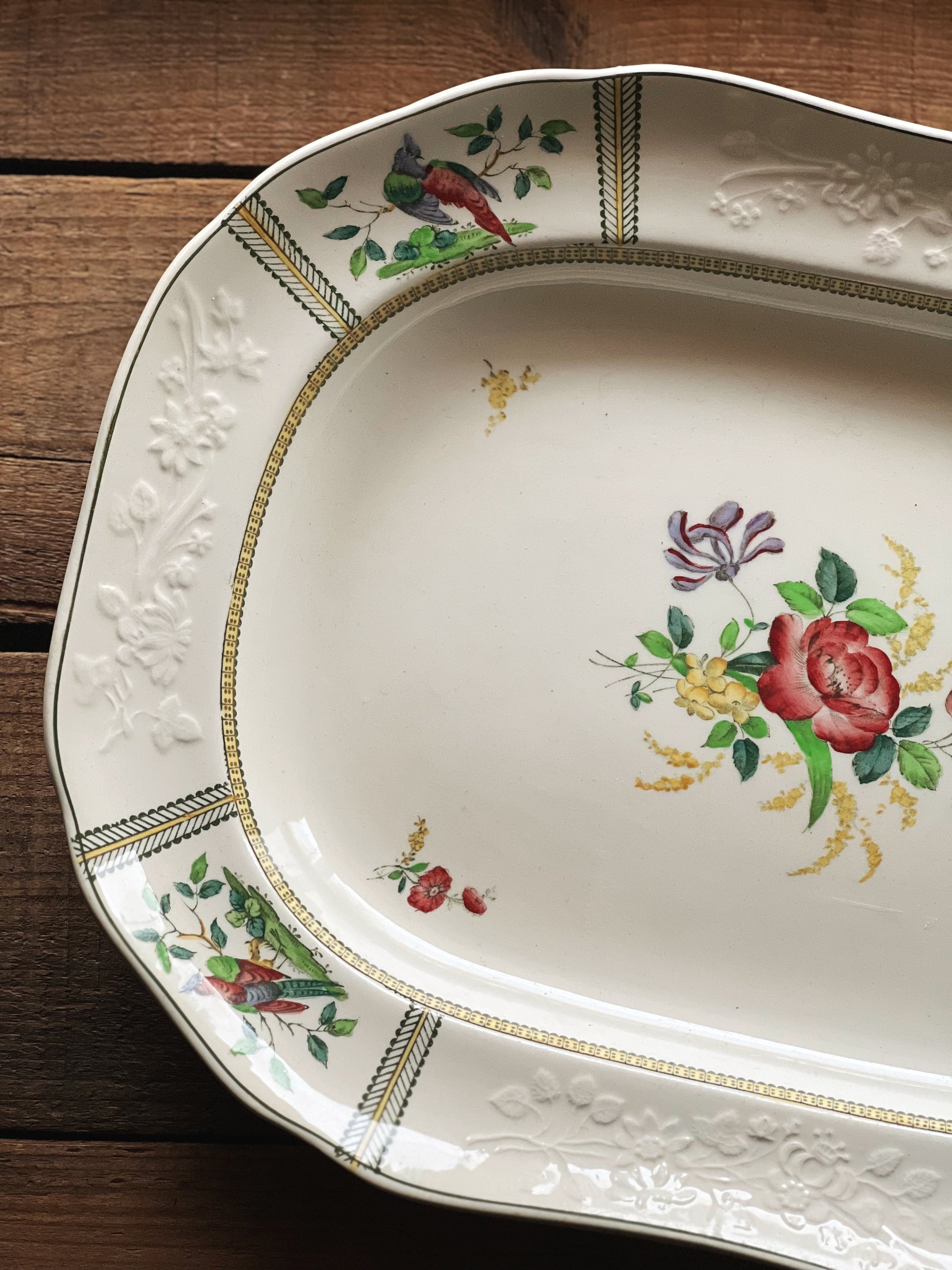 Antique Copeland Spode England June Serving Platter