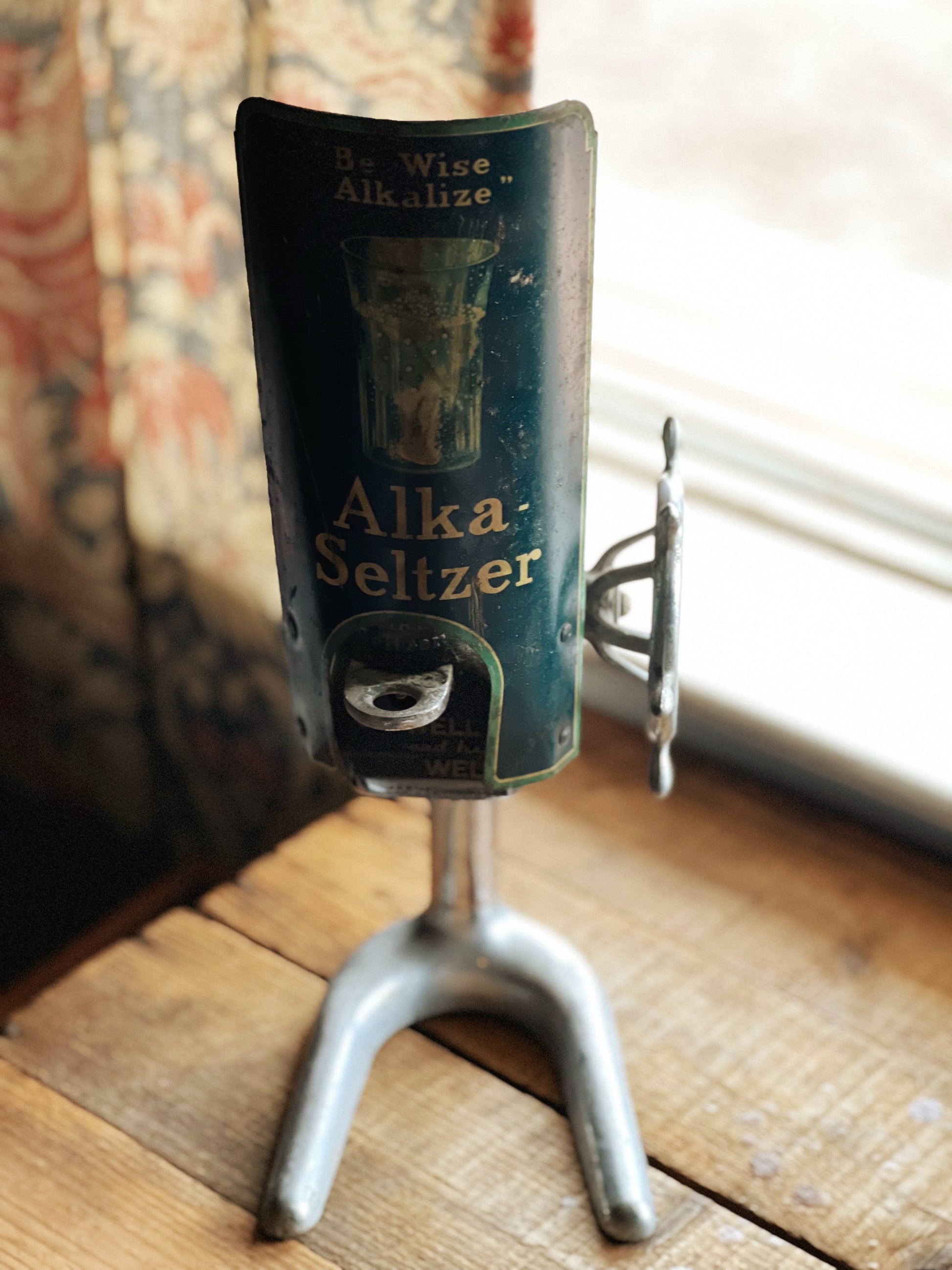 vintage Alka Seltzer dispenser