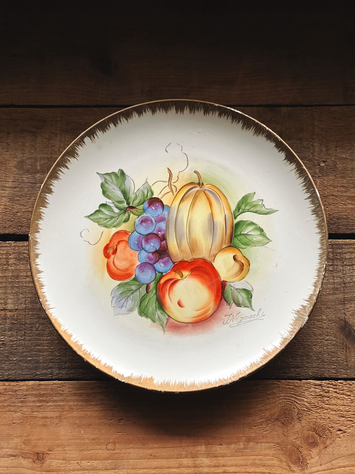 harvest fruit decorative wall plate