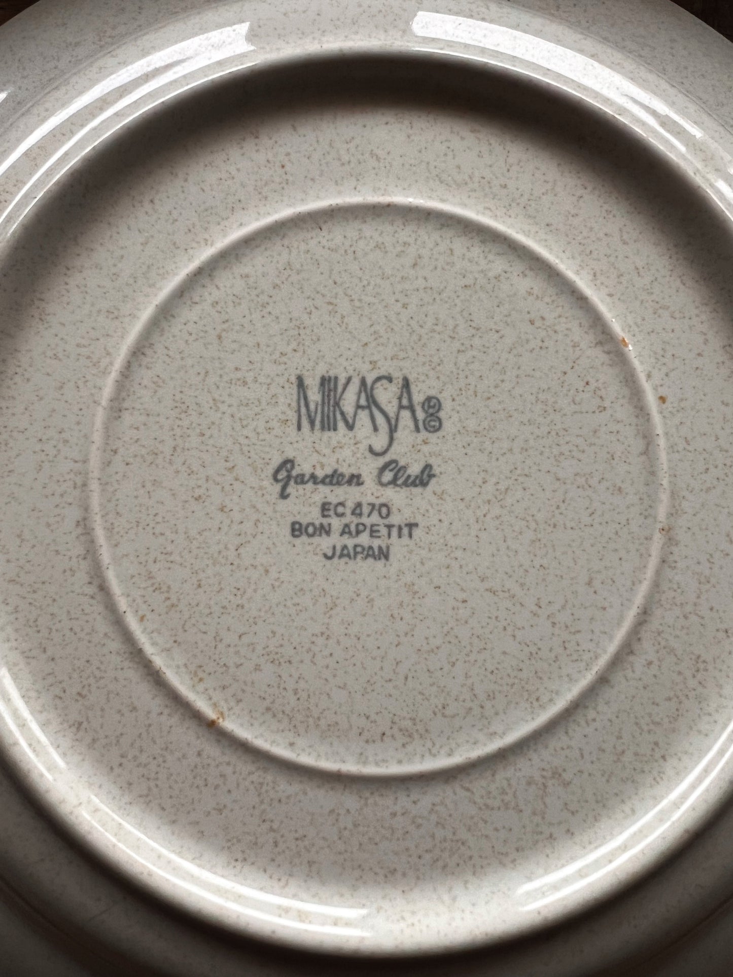 Vintage Mikasa Garden Club Bon Appetit Salad Plate