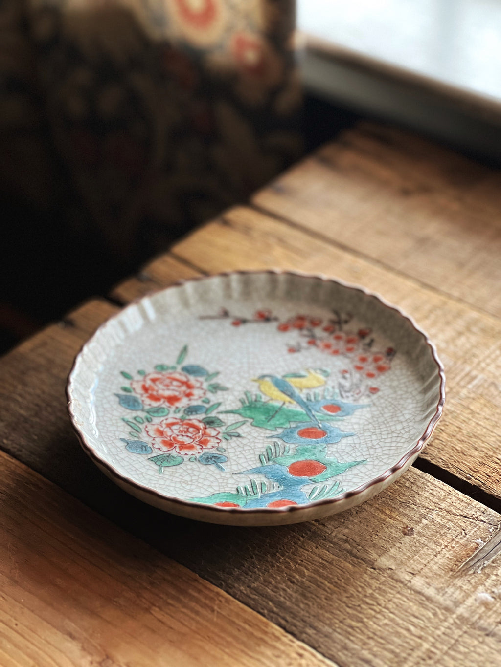 Vintage Hand Painted Decorative Dish