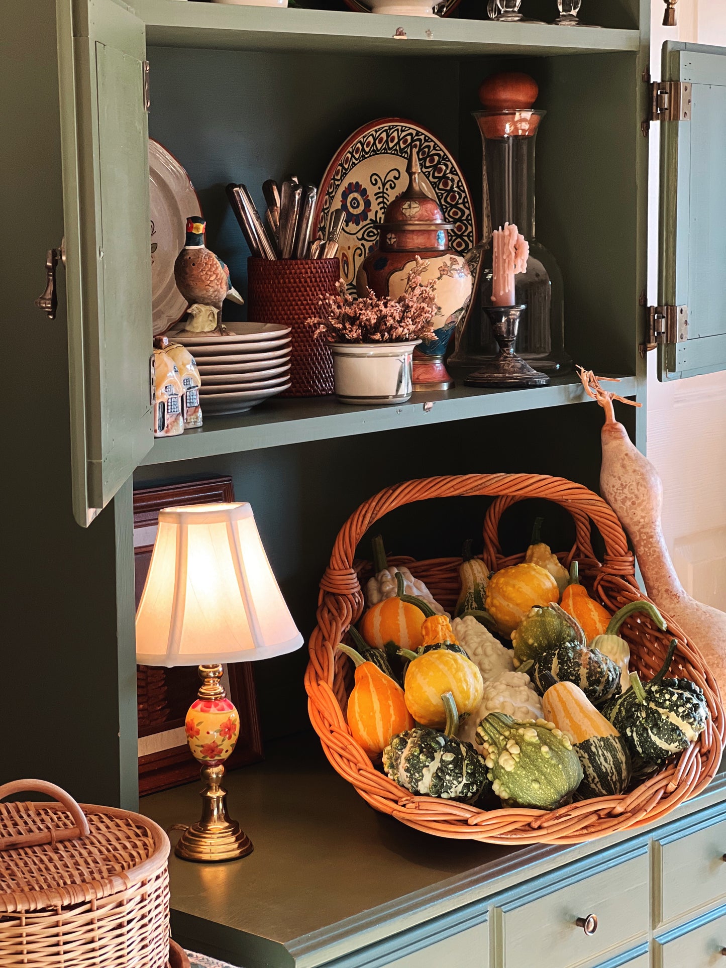 Vintage Garden Harvest Basket