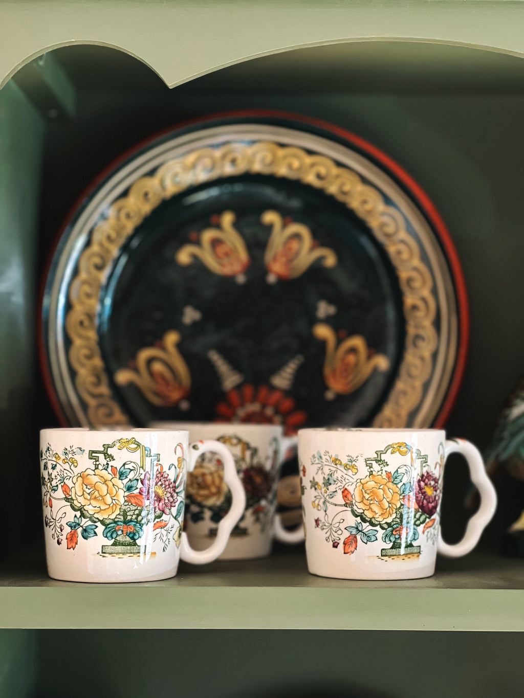 Vintage Hand Painted Decorative Wall Plate