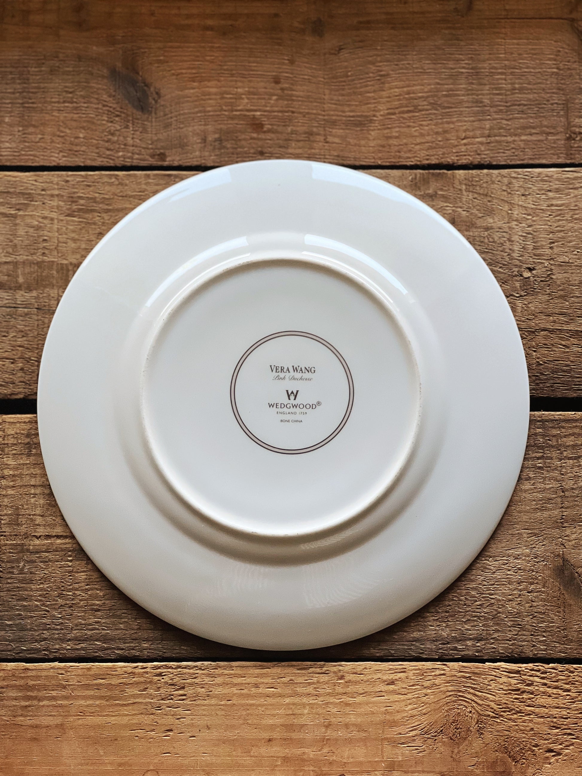Vintage Vera Wang Duchesse Pink Salad Plate by Wedgwood