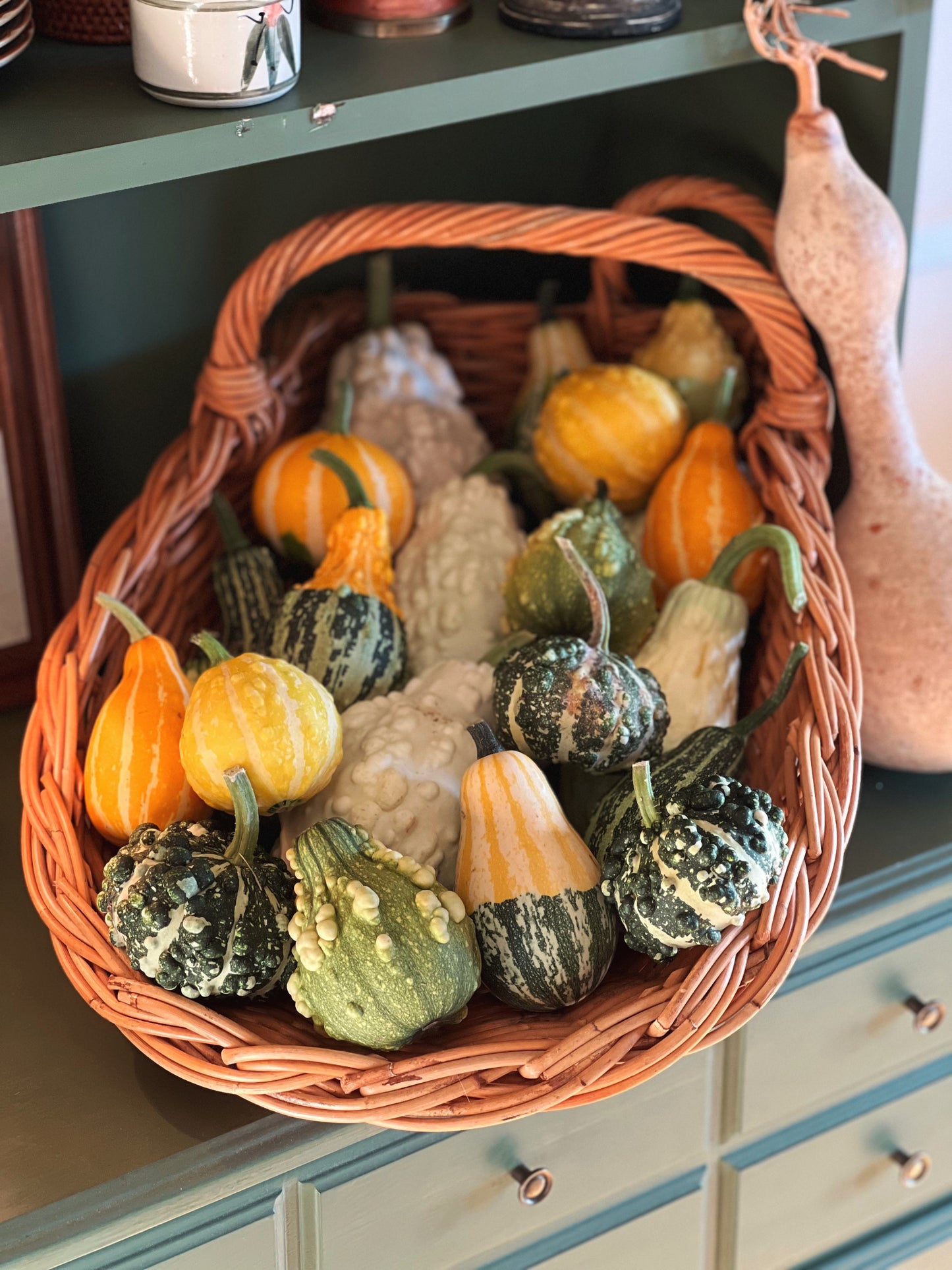 Vintage Garden Harvest Basket