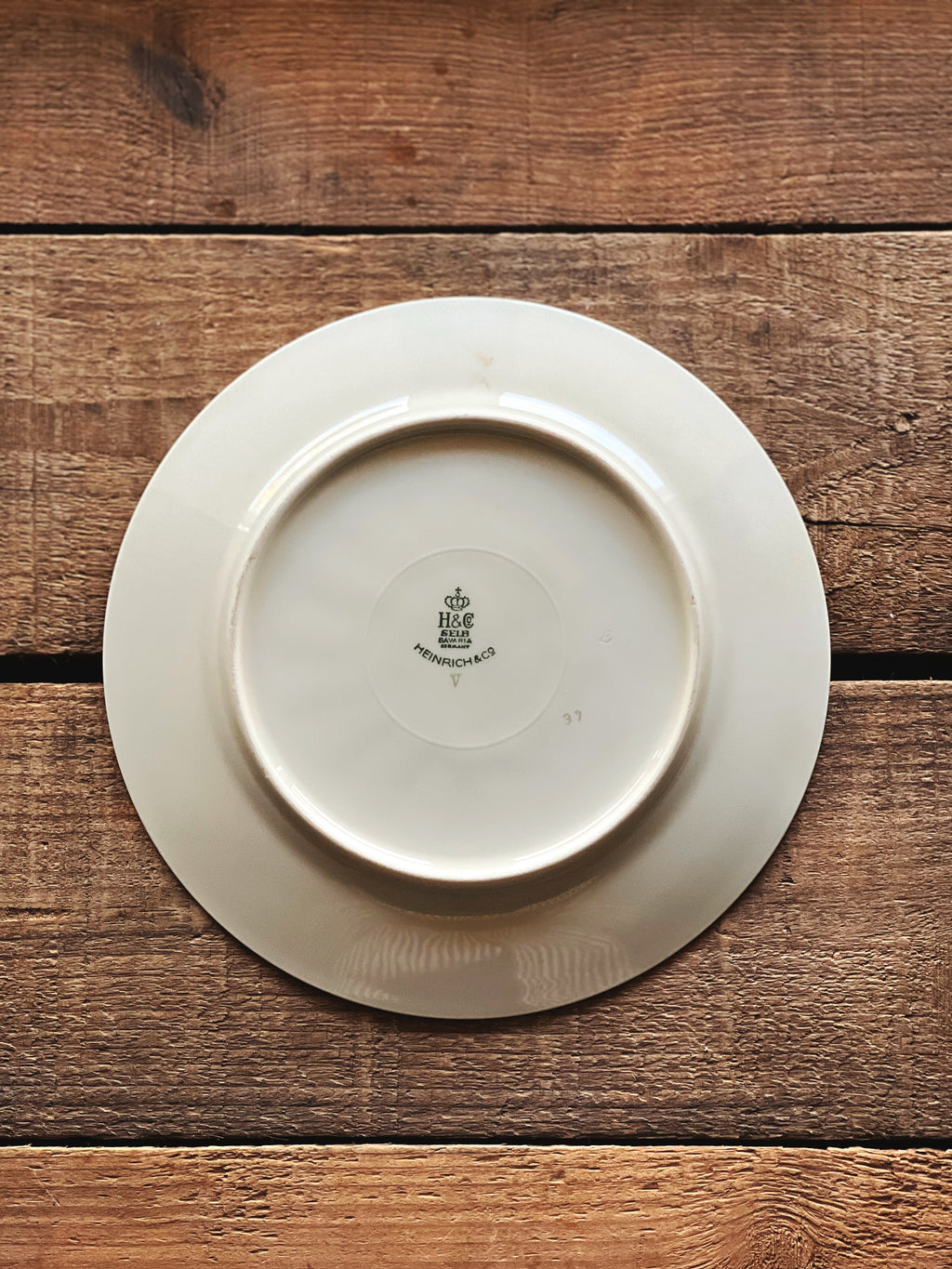 Vintage Heinrich & Co Bavaria Floral Dessert Plate