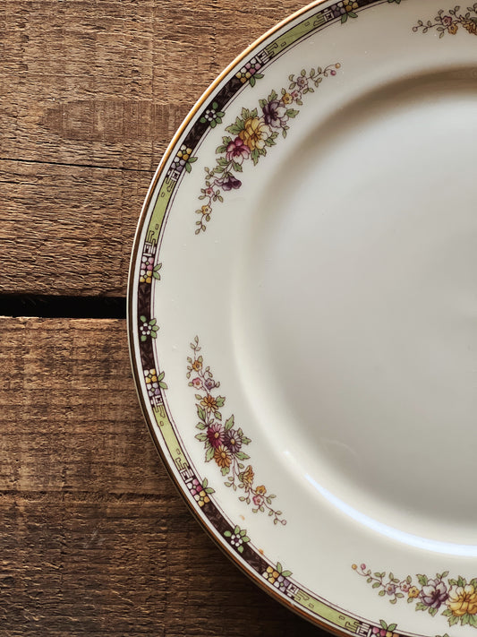 Vintage Heinrich & Co Bavaria Floral Salad Plate