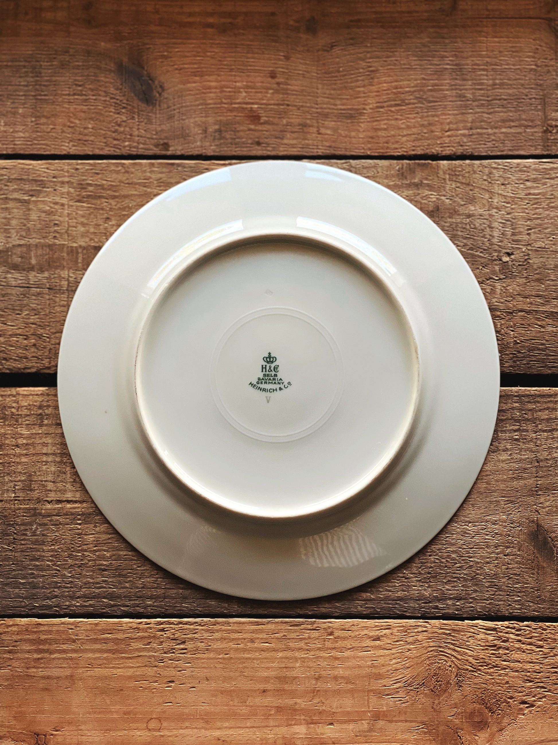 Vintage Heinrich & Co Bavaria Floral Salad Plate