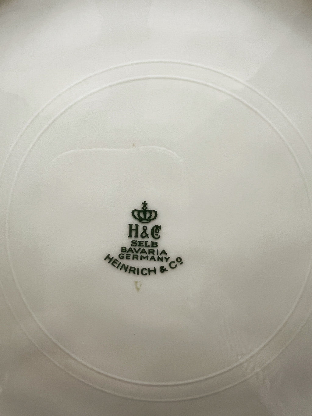 Vintage Heinrich & Co Bavaria Floral Dinner Plate