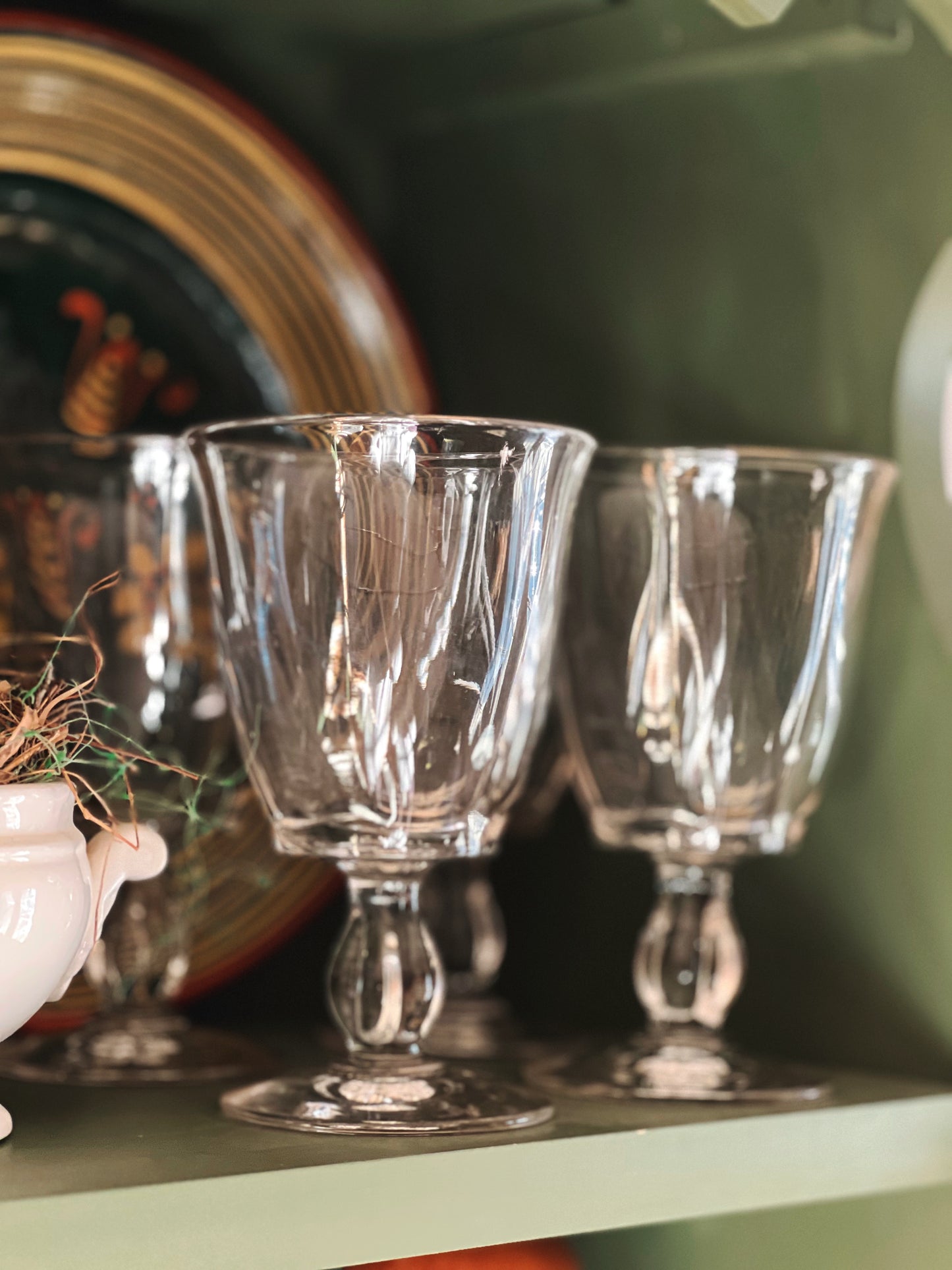 Vintage Wine Glass | Water Goblet