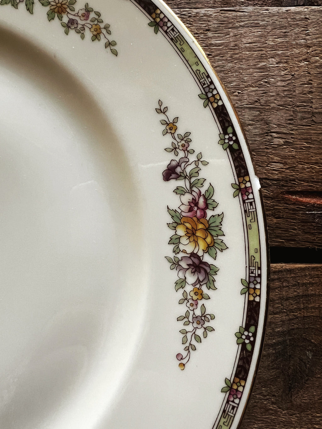 Vintage Heinrich & Co Bavaria Floral Dinner Plate