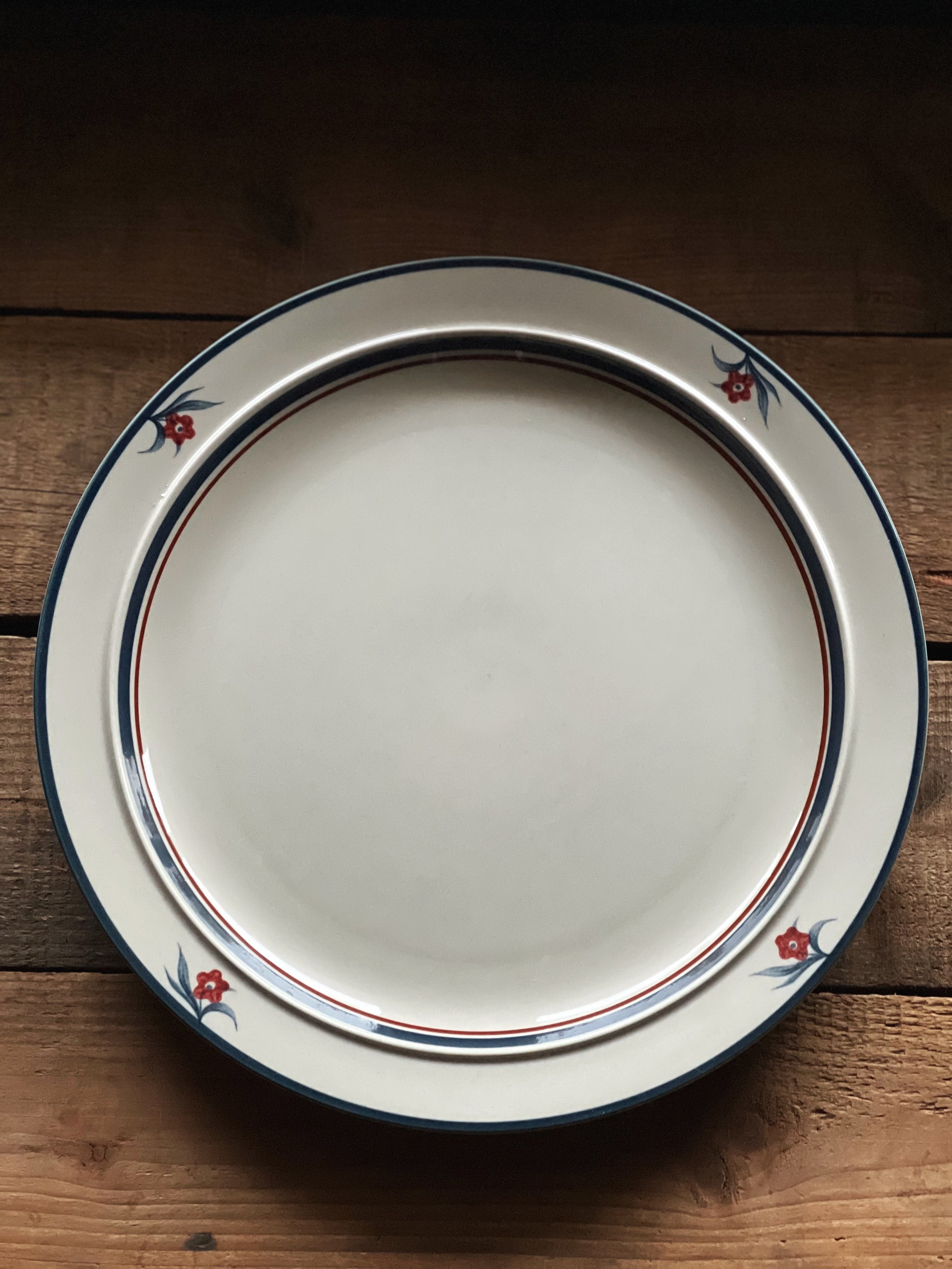 Vintage Set of 4 Macy's The Cellar Perimeter Dinner Plates