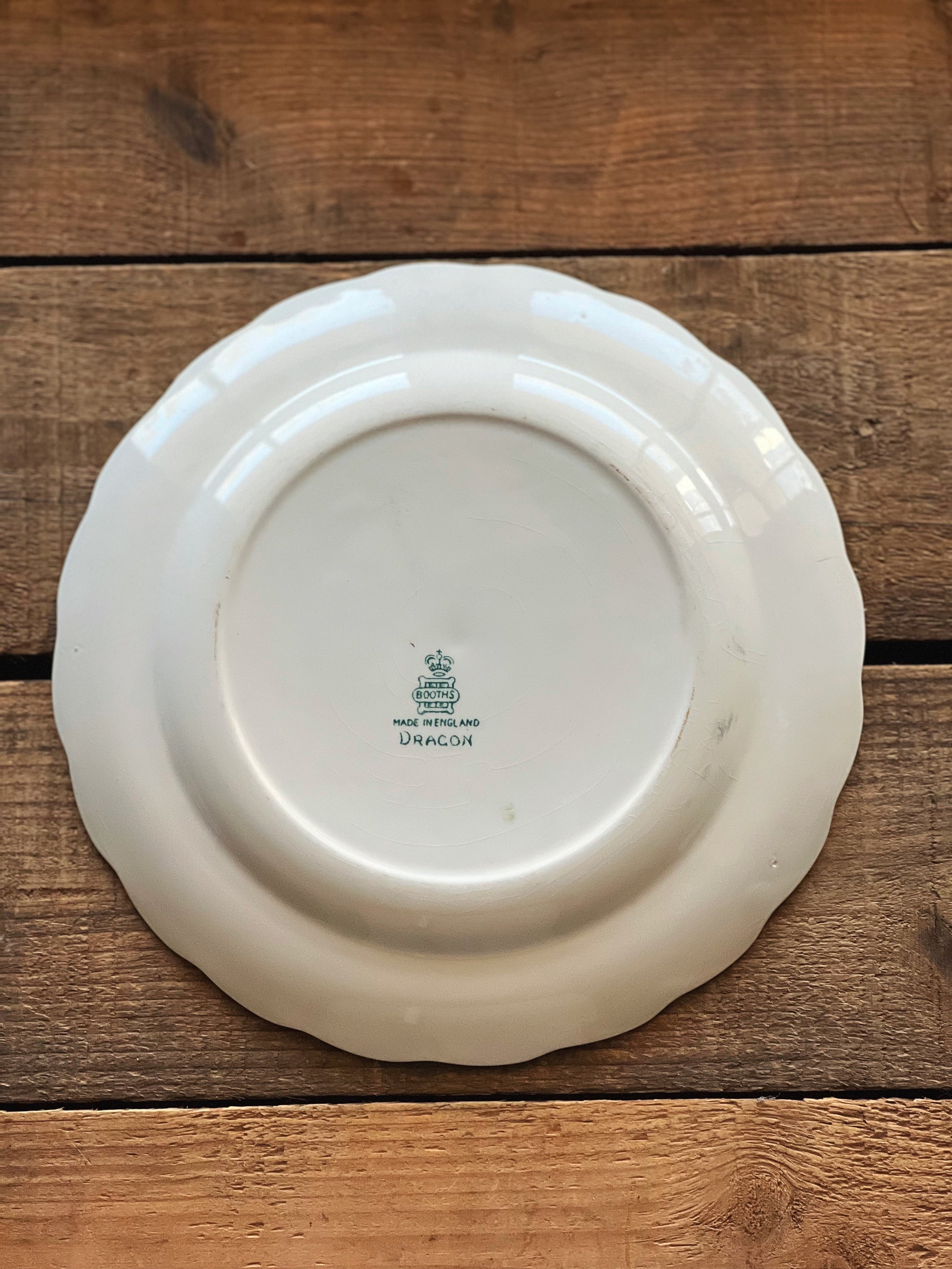 Antique Booths Dragon Salad Plate