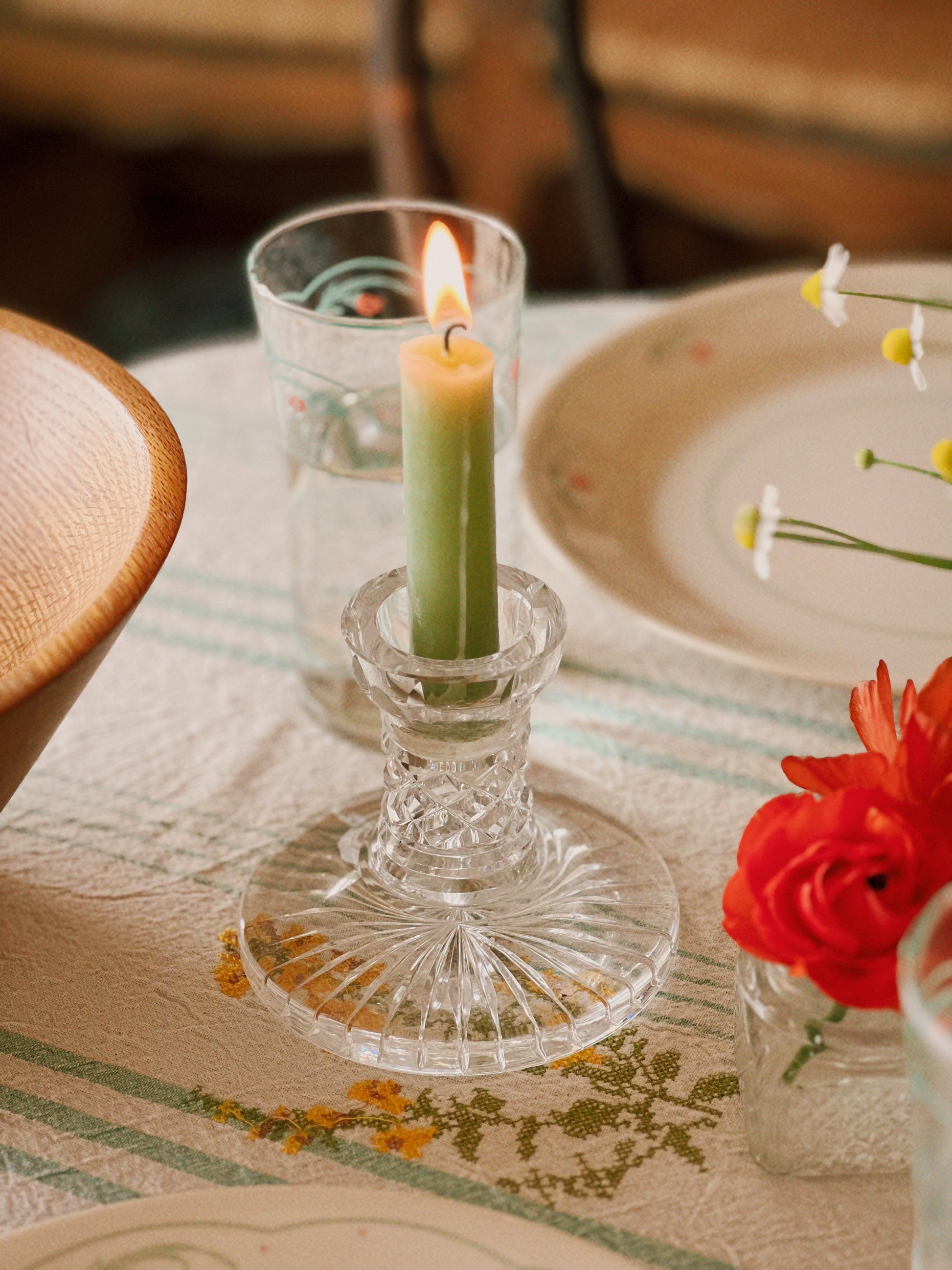 Vintage Waterford Crystal Candleholder