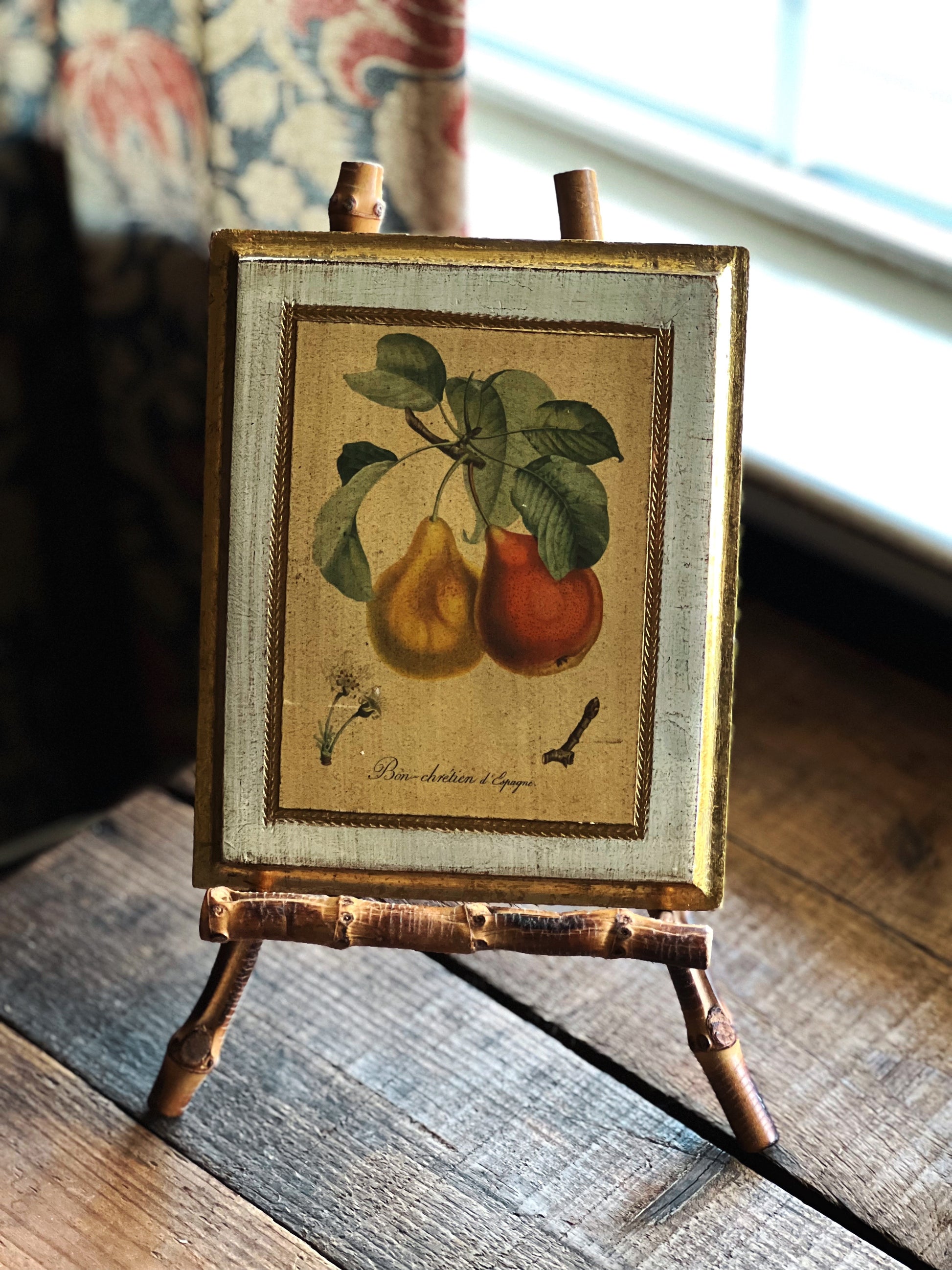 Florentine plaque on an easel