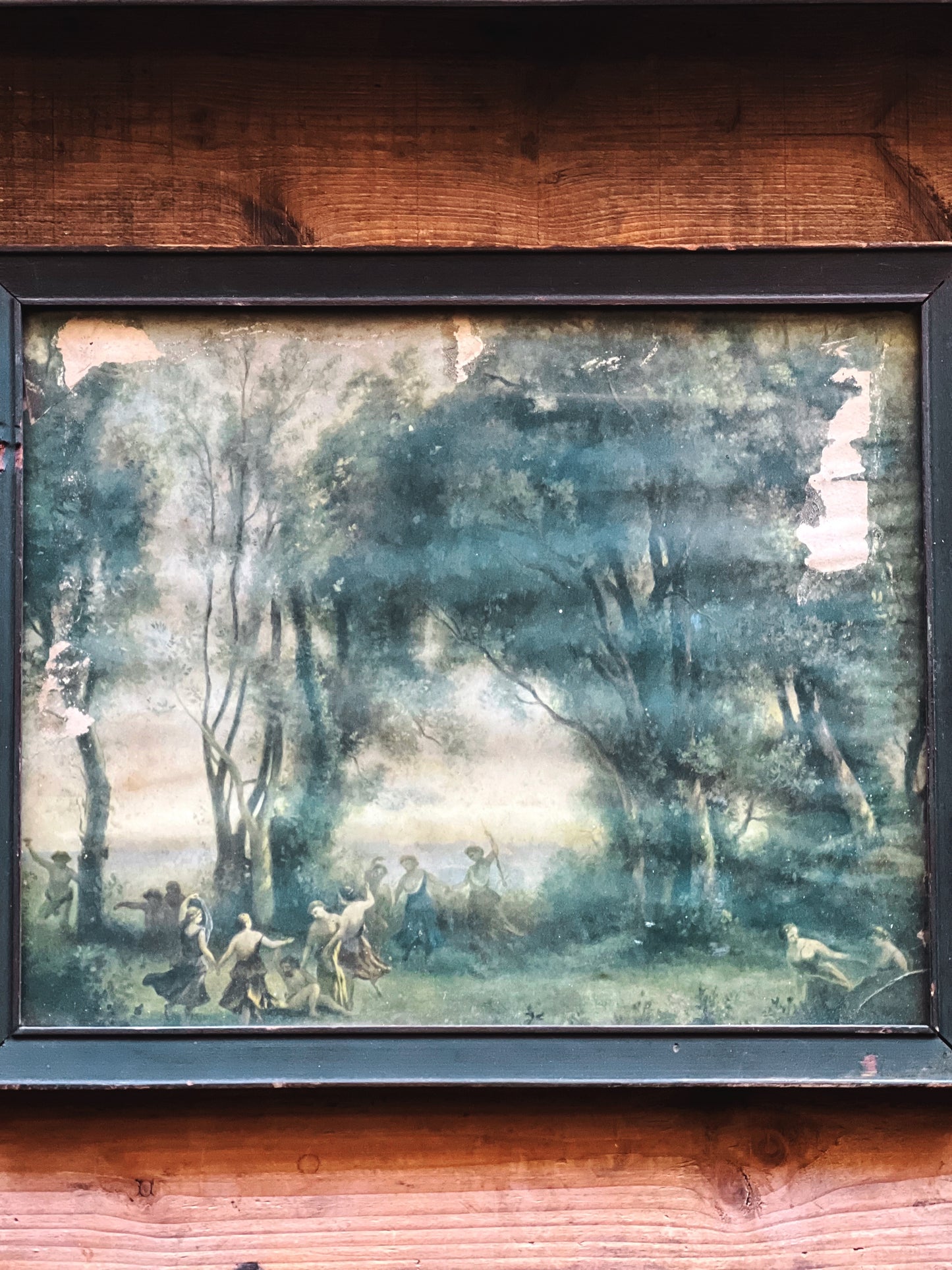 Vintage Framed Landscape Print