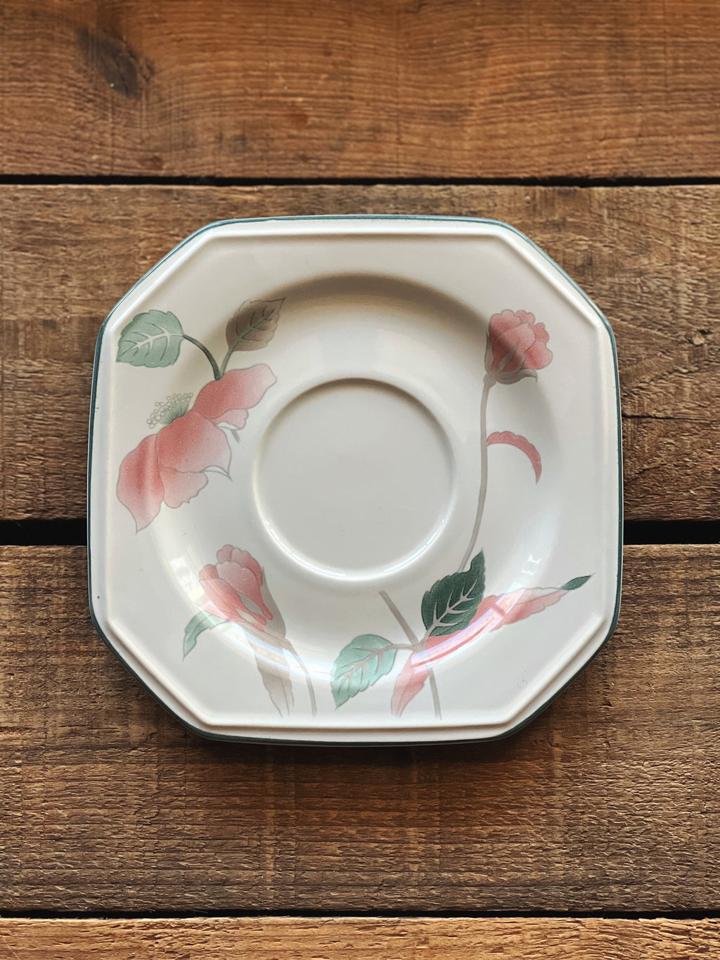 Vintage Mikasa Continental Silk Flowers Saucer