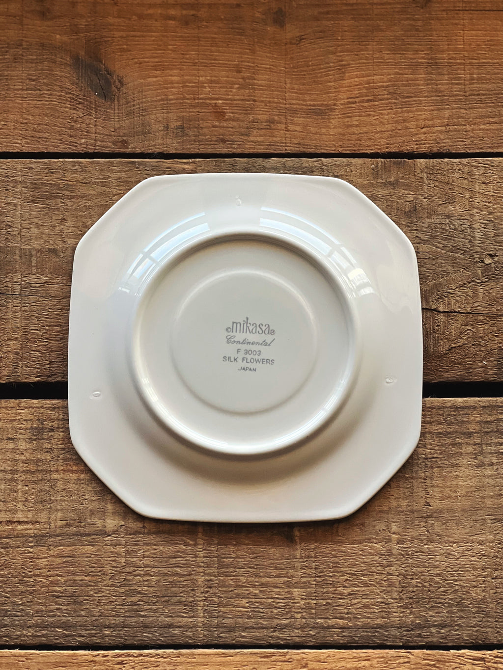 Vintage Mikasa Continental Silk Flowers Saucer