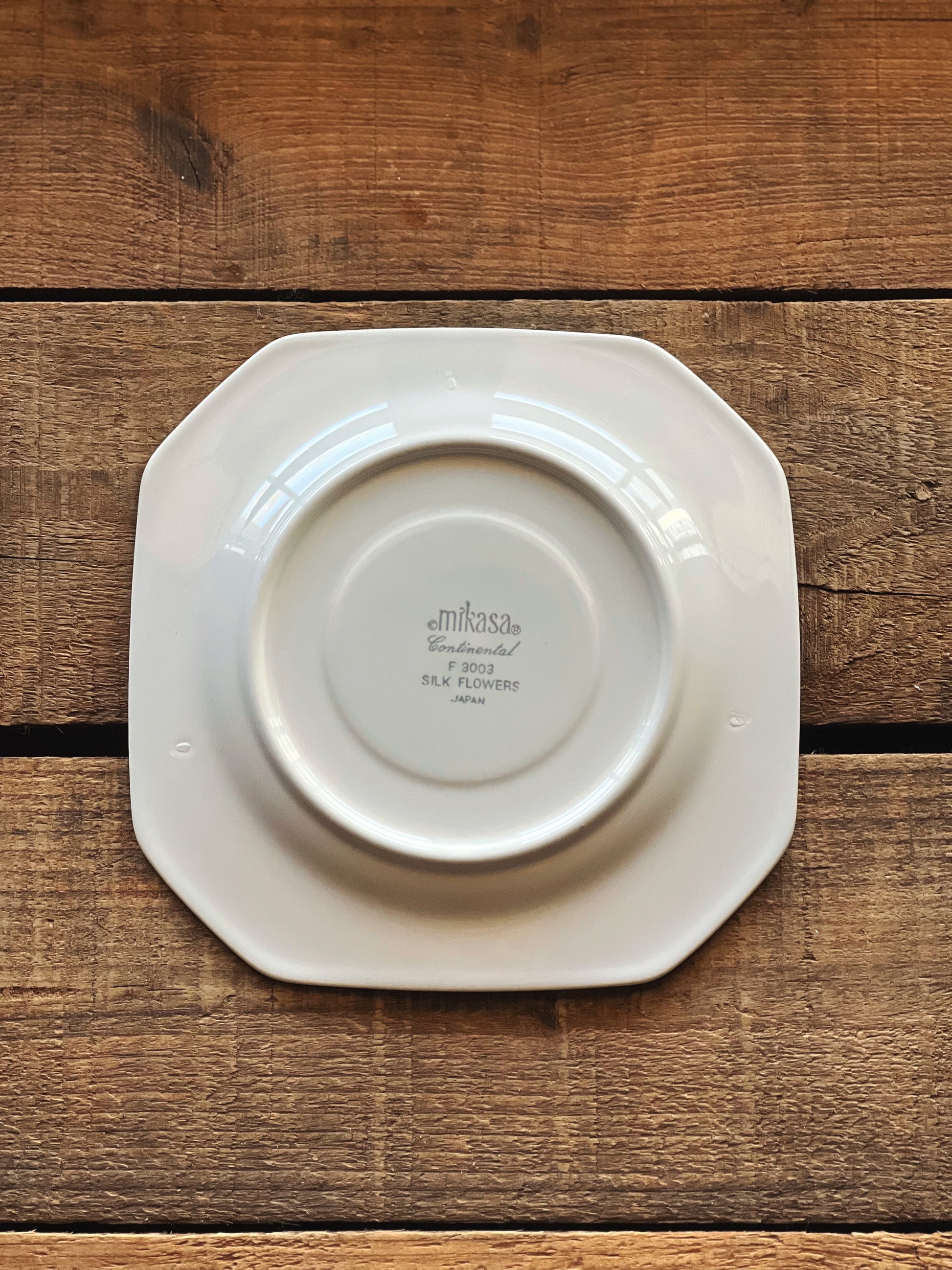 Vintage Mikasa Continental Silk Flowers Saucer