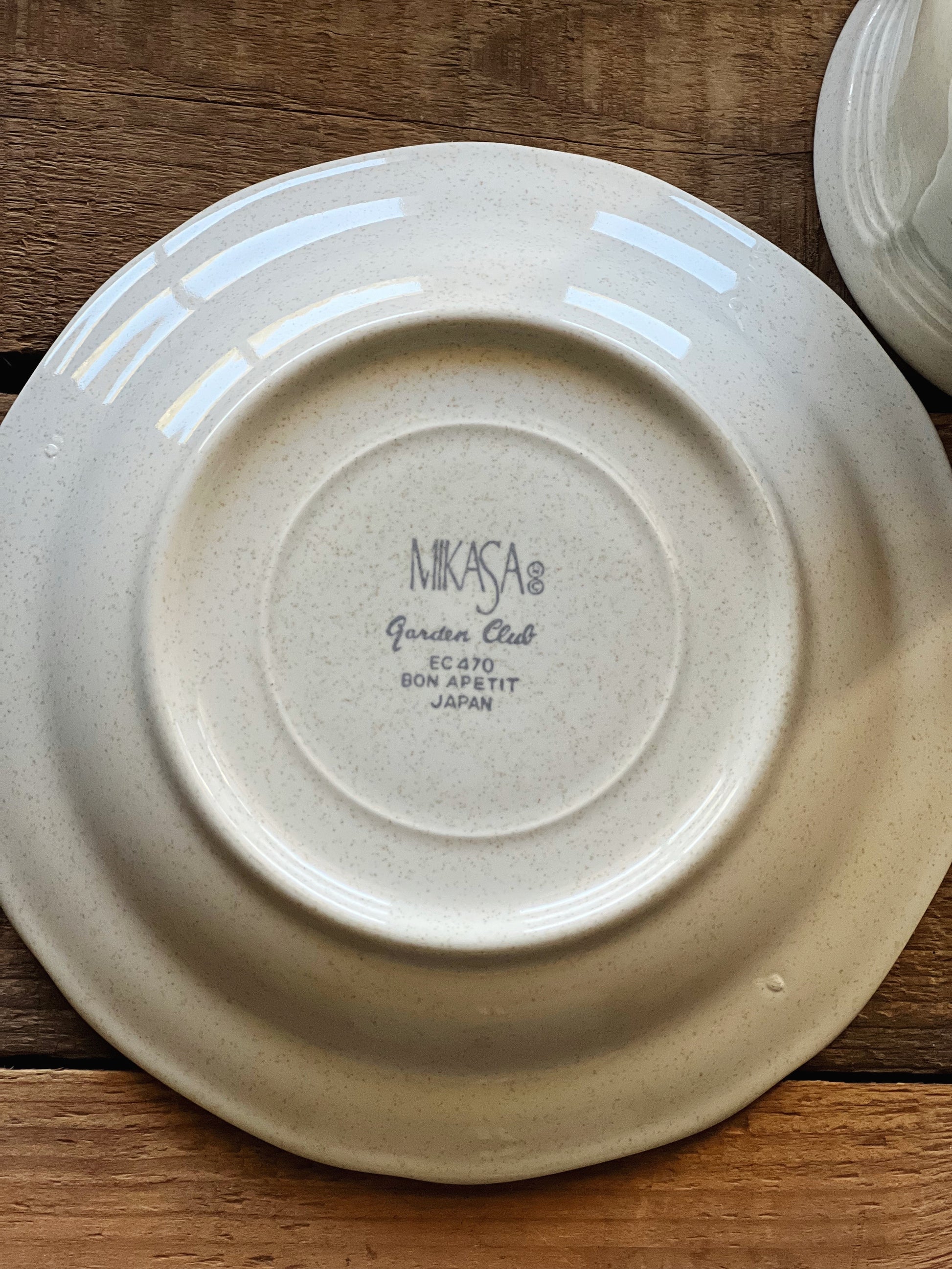 Vintage Mikasa Garden Club Bon Appetit Teacup & Saucer Set
