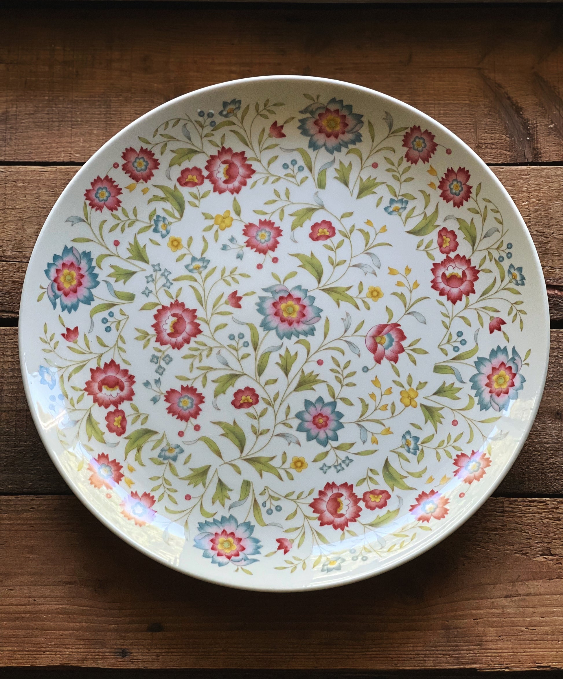 Vintage Castle Court Japan Tivoli Garden Chop Plate / Round Platter