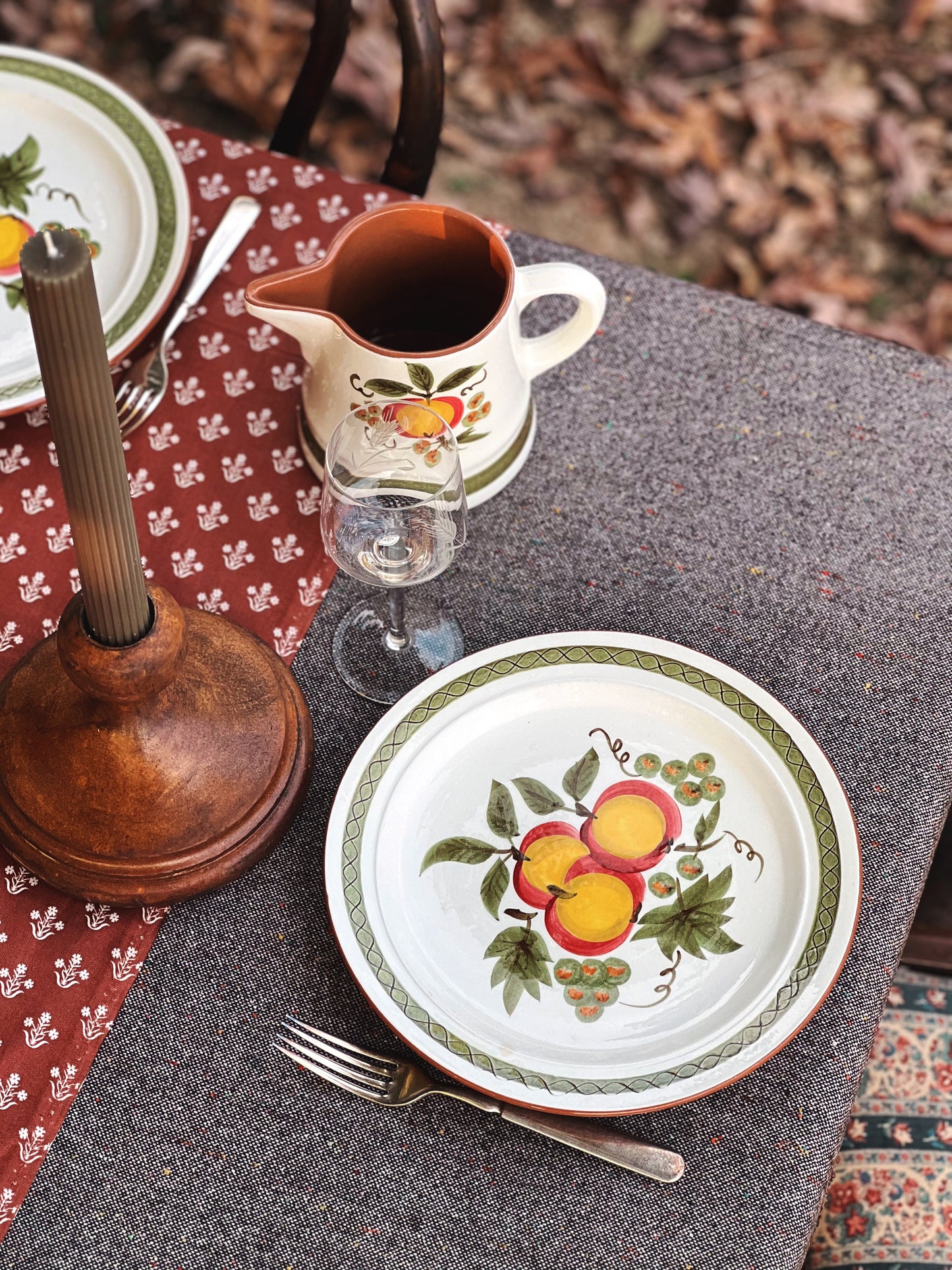 Vintage Stangl Apple Delight Pitcher