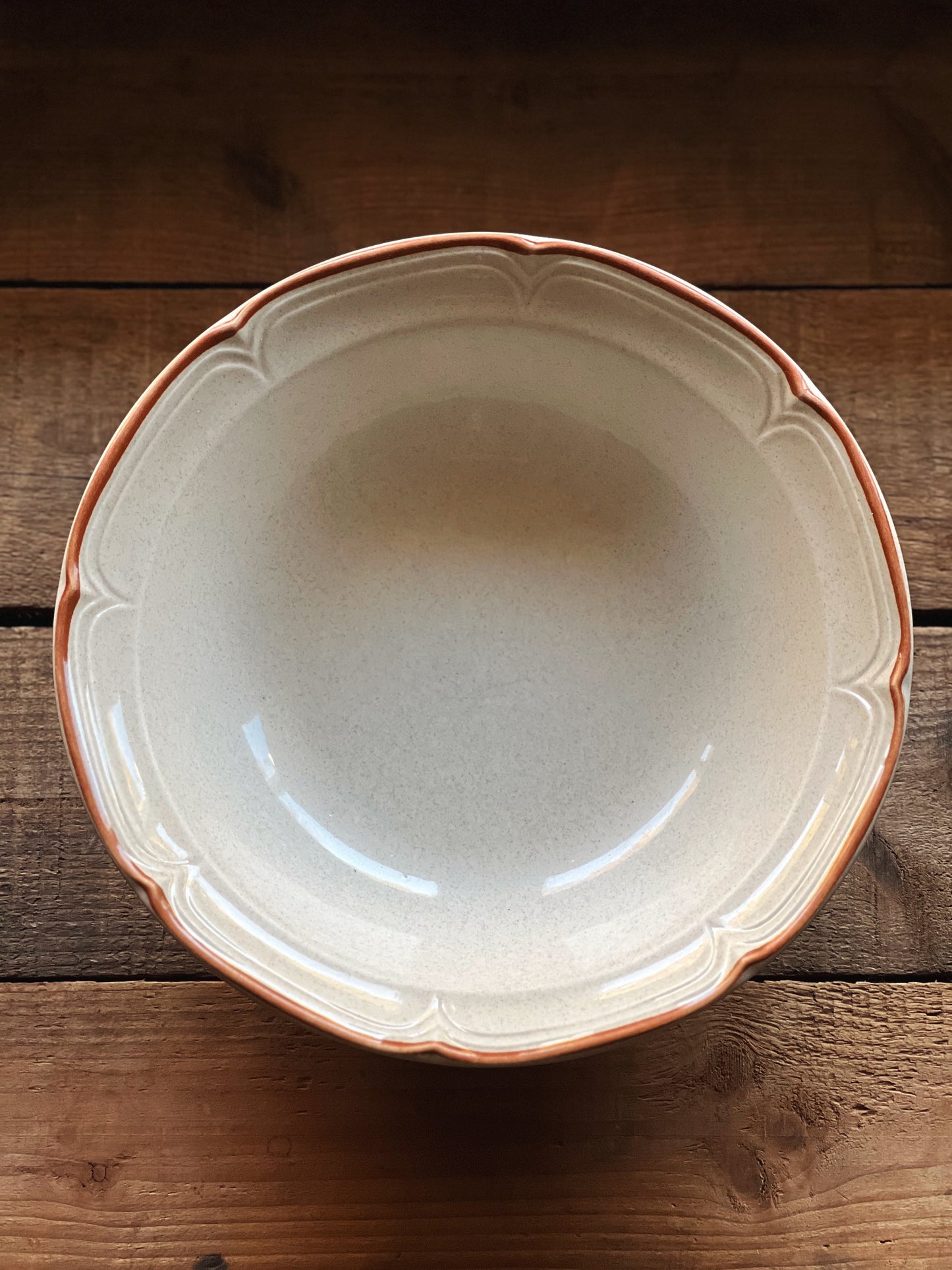 Vintage Stoneware Serving Bowl