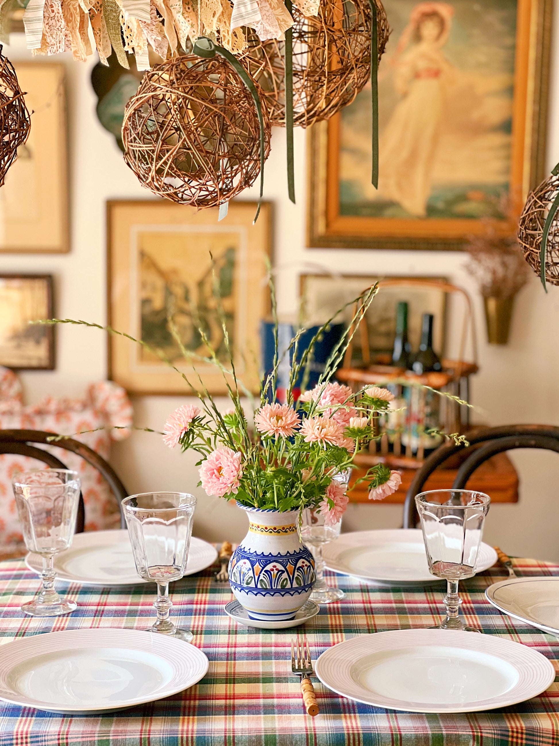 Vintage Hand Painted Vase