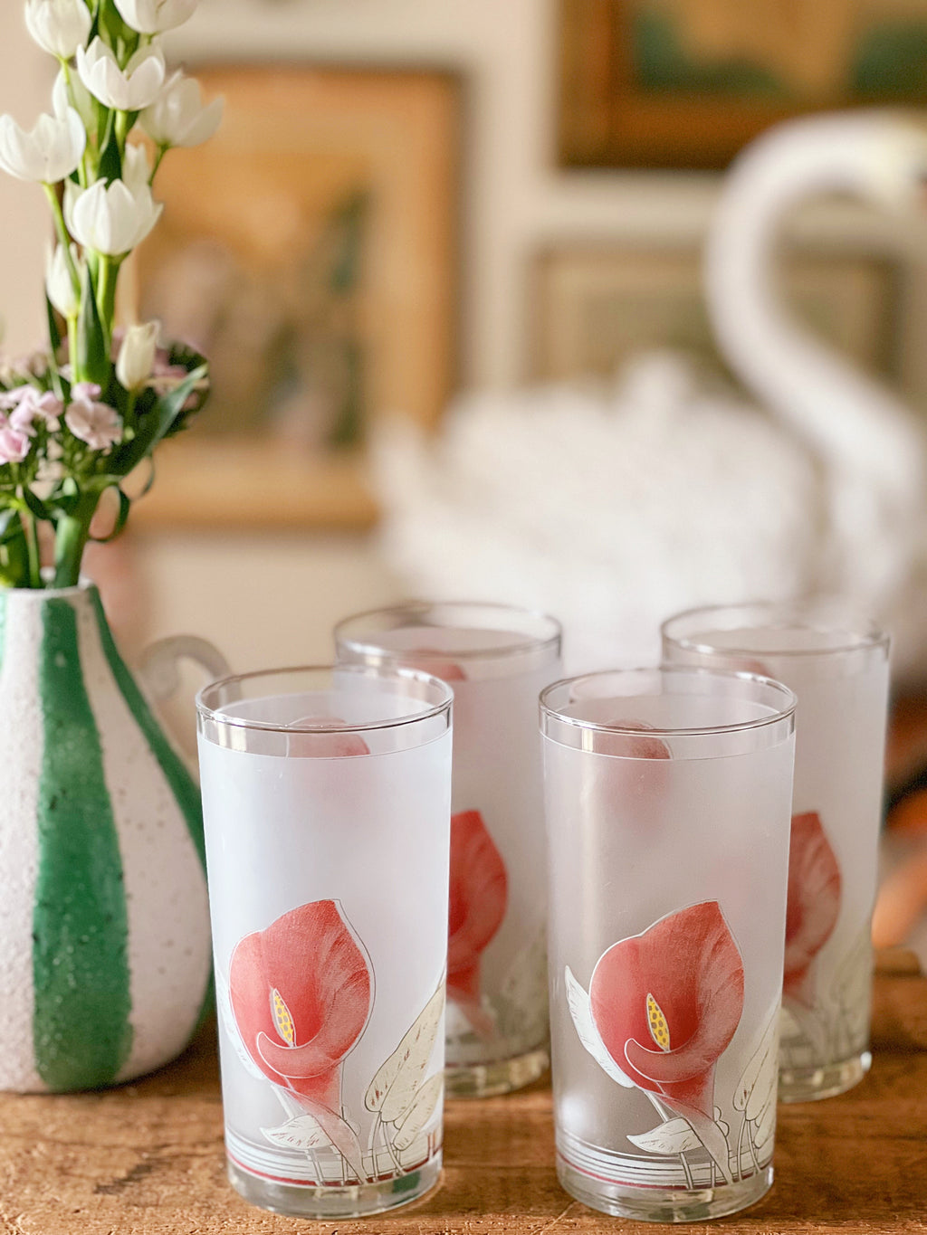 Vintage Noritake Eternal Blush Highball Glass