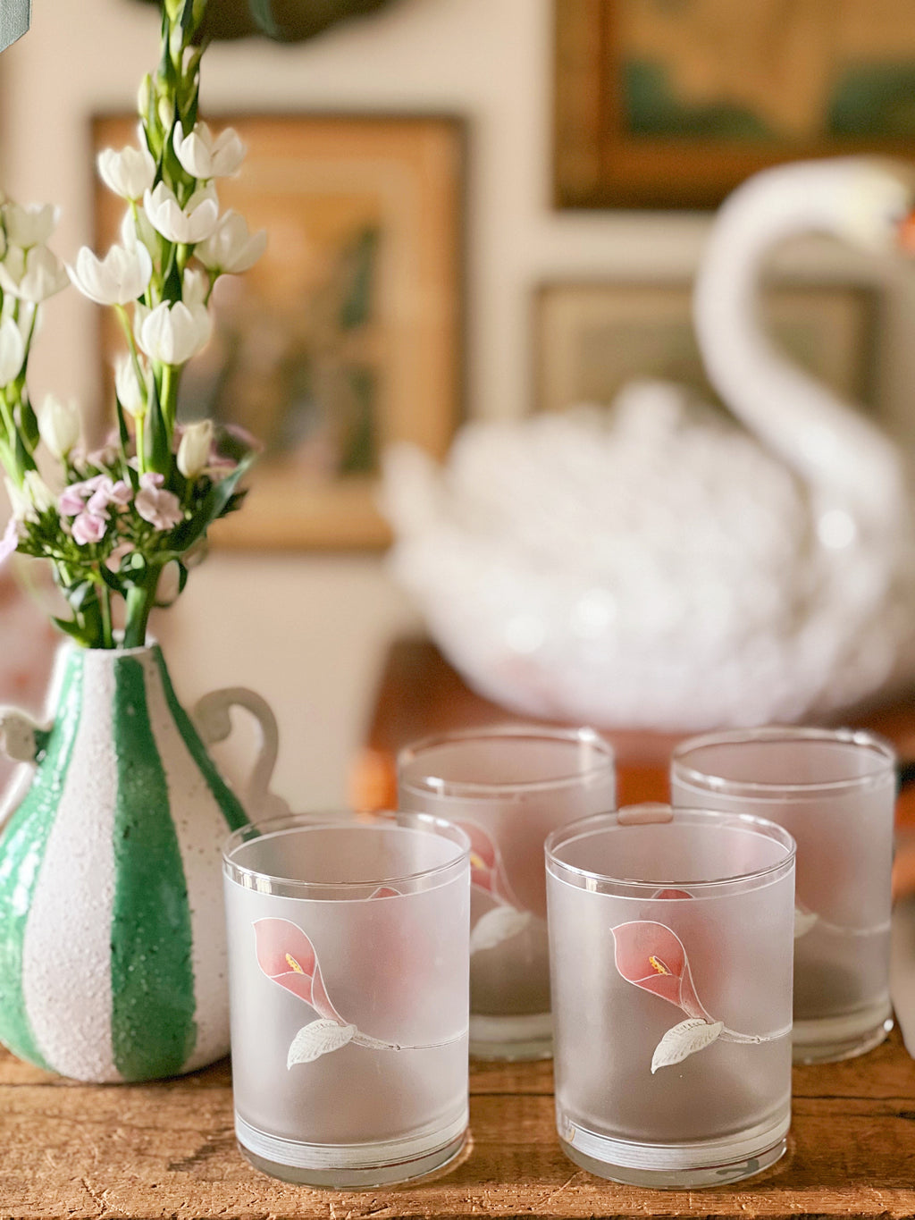 Vintage Noritake Eternal Blush Old Fashioned Glass