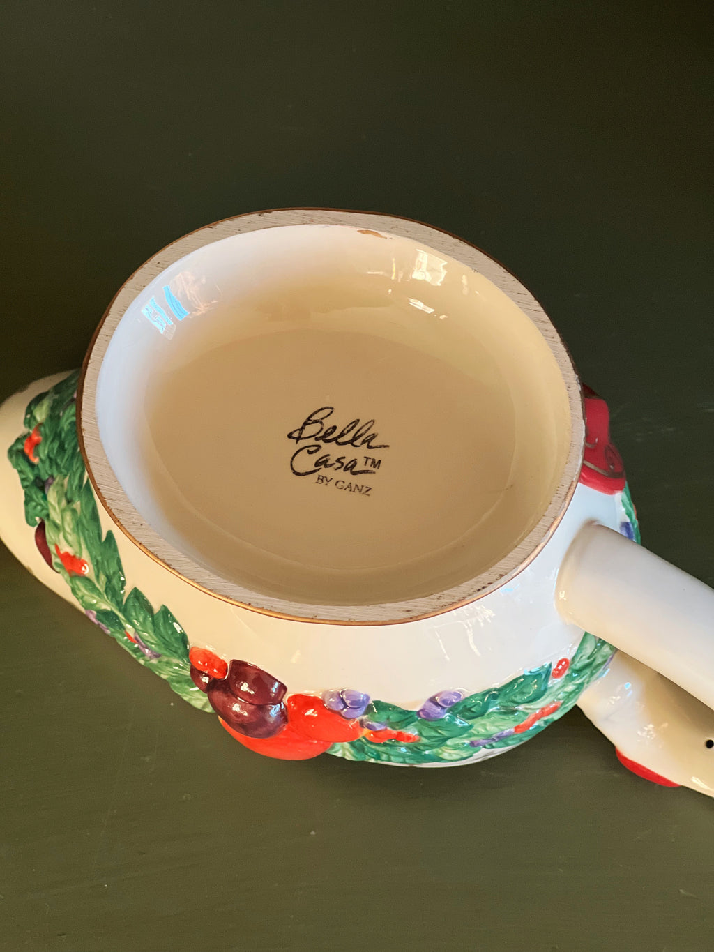Vintage Bella Casa by Ganz Christmas Gravy Boat