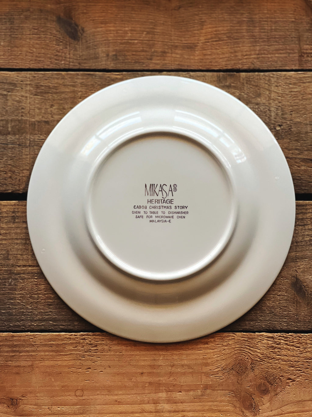 Vintage Mikasa Heritage Christmas Story Salad Plate