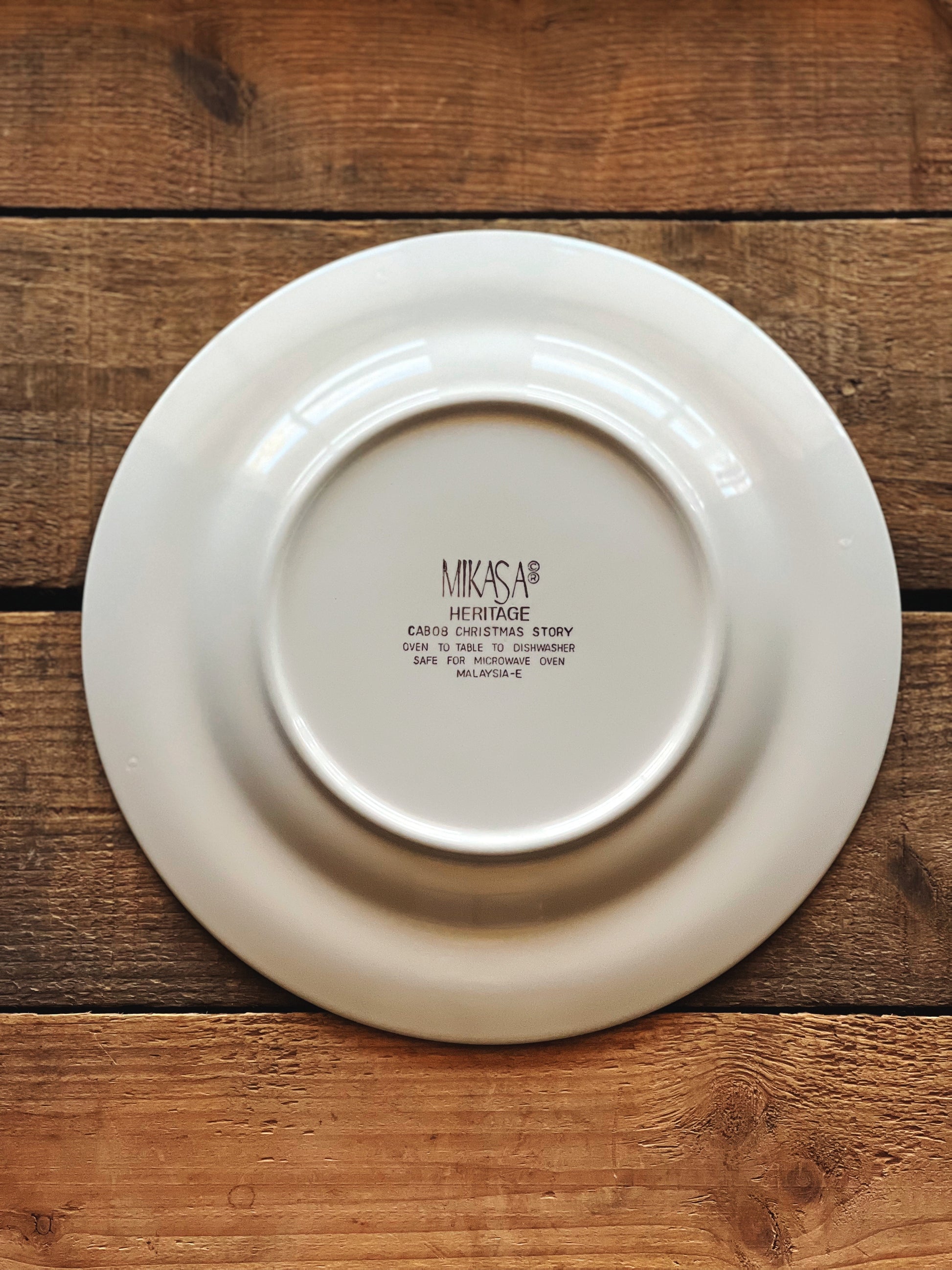 Vintage Mikasa Heritage Christmas Story Salad Plate