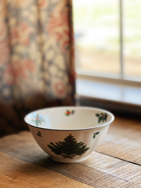 Mikasa Christmas Story nut bowl